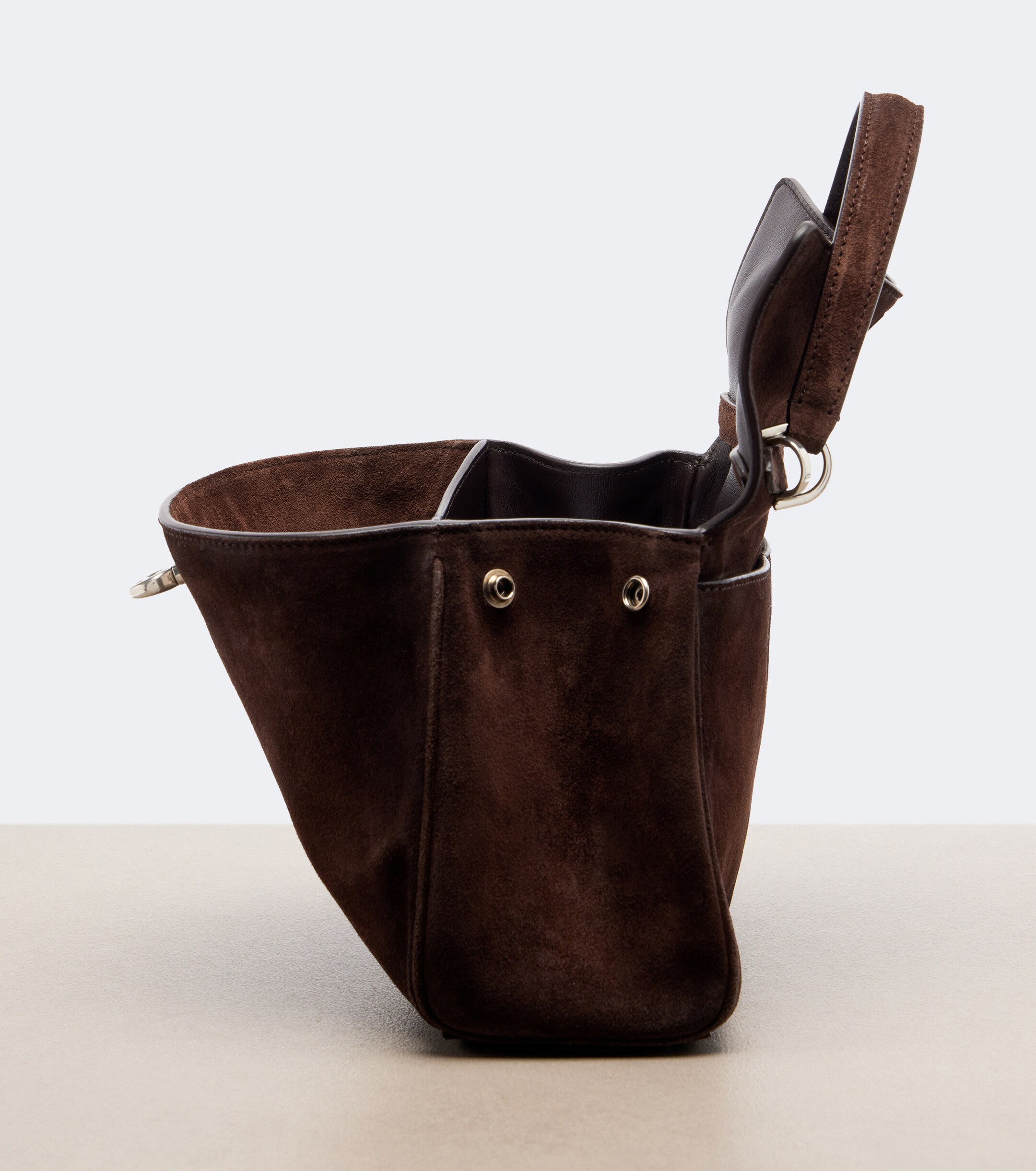 Balenciaga Rodeo Mini suede top-handle bag