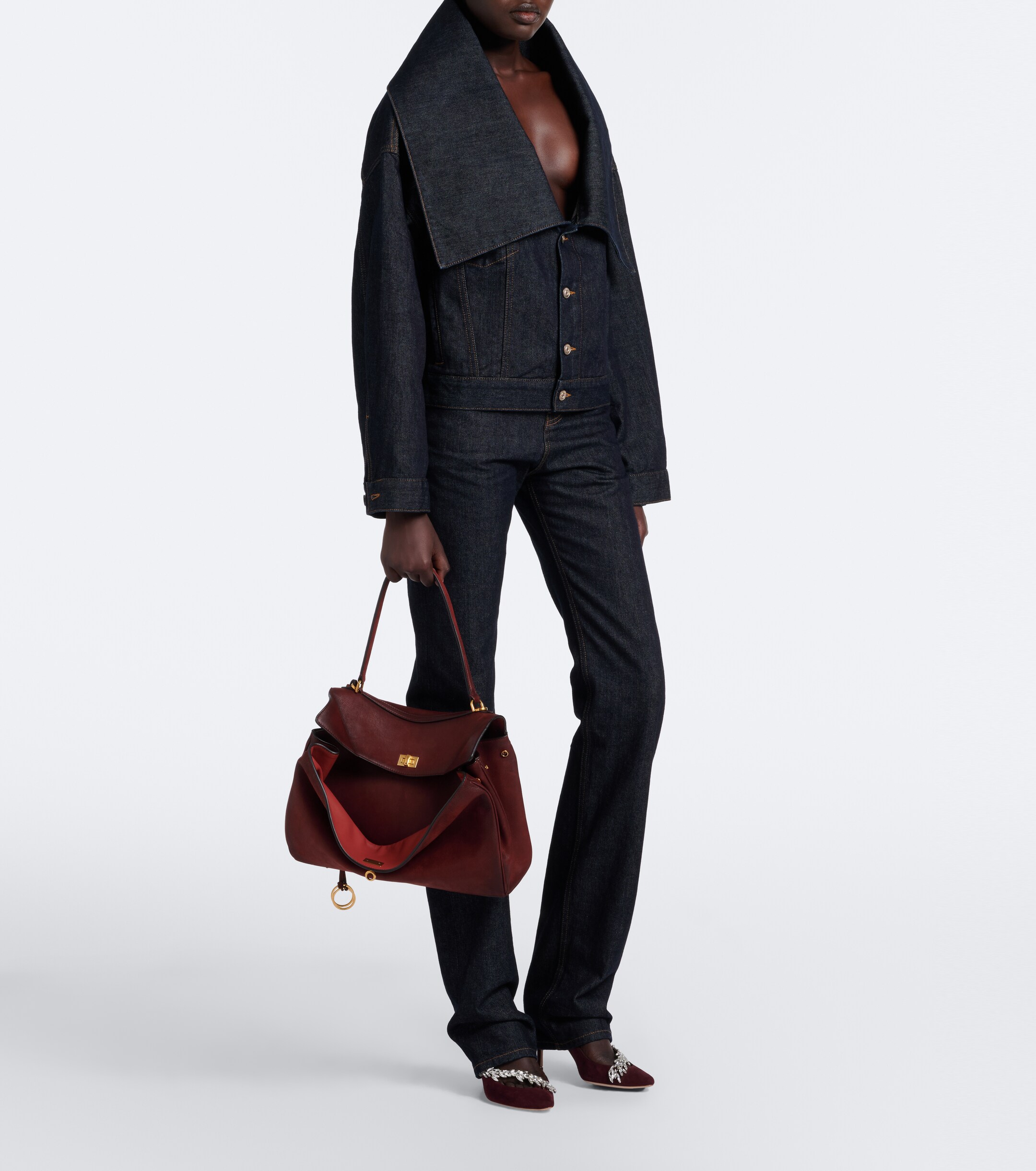 Balenciaga Balenciaga Rodeo Medium leather shoulder bag