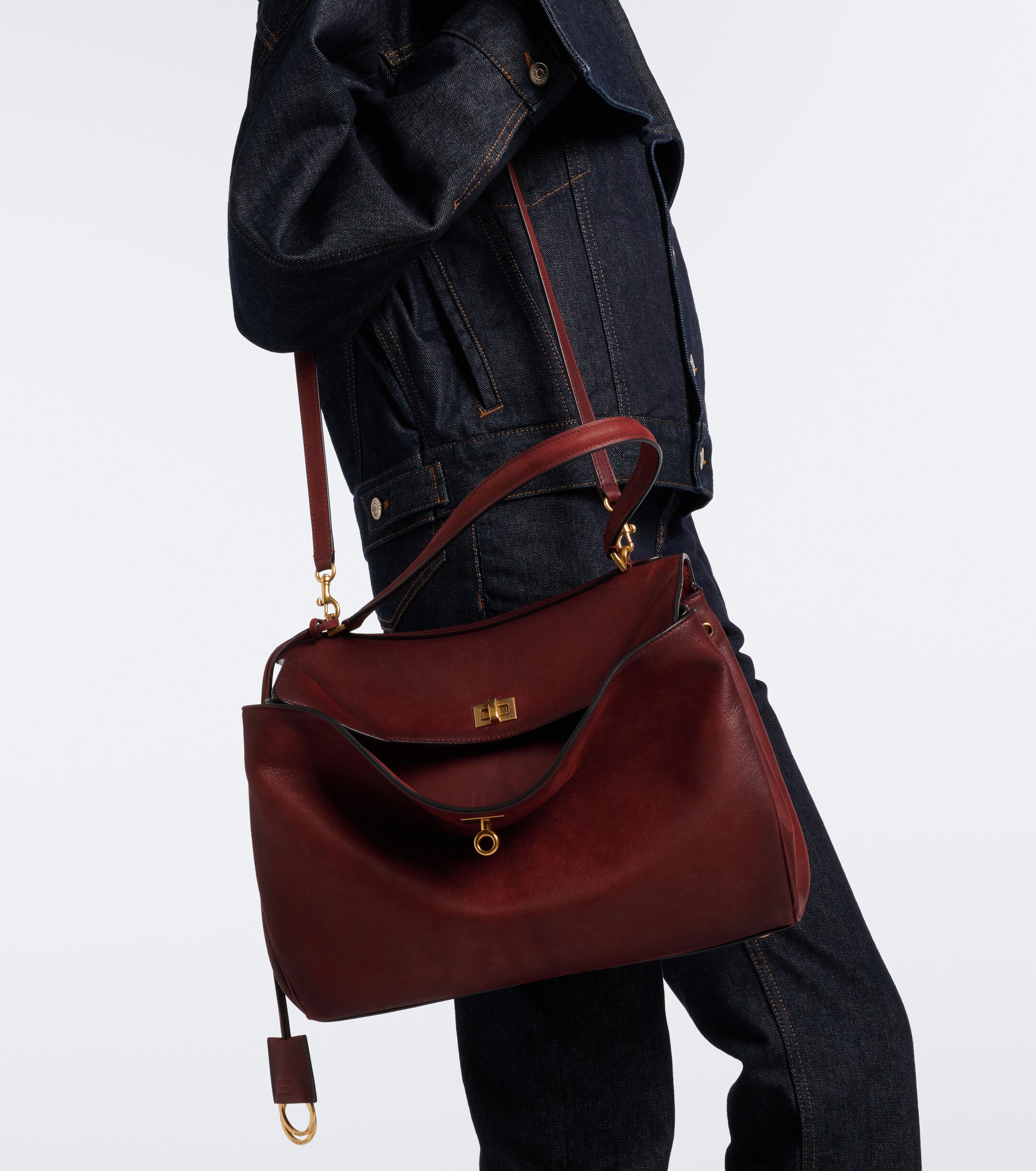 Balenciaga Balenciaga Rodeo Medium leather shoulder bag