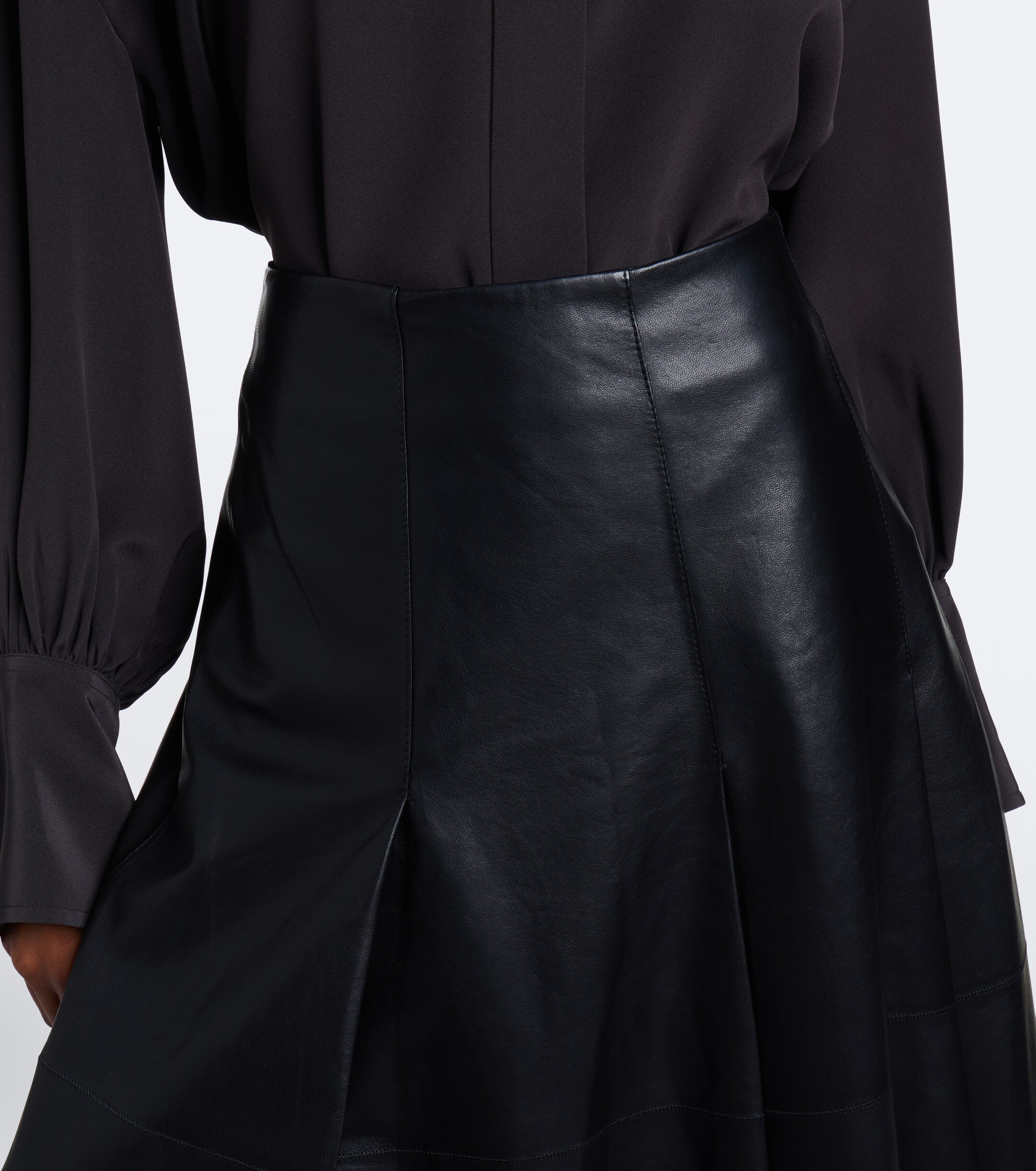 JOSEPH Joseph Riya leather midi skirt