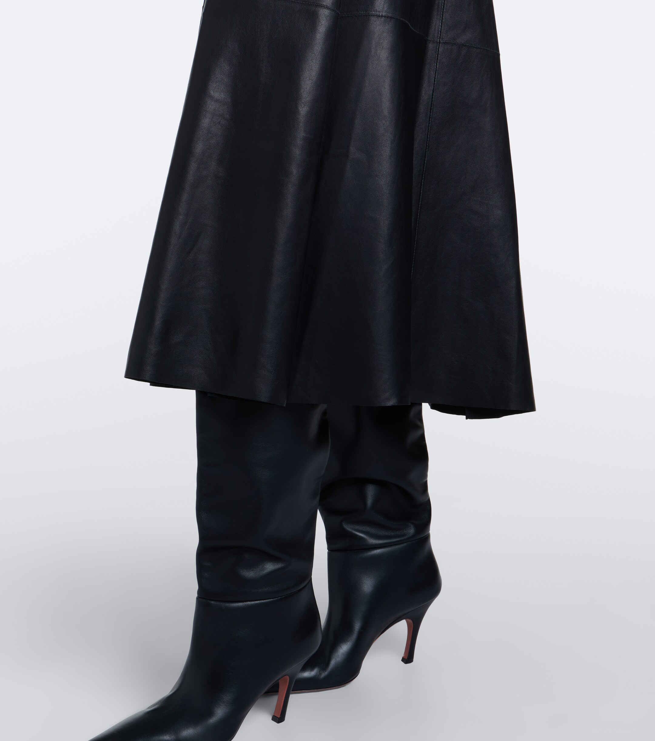 JOSEPH Joseph Riya leather midi skirt