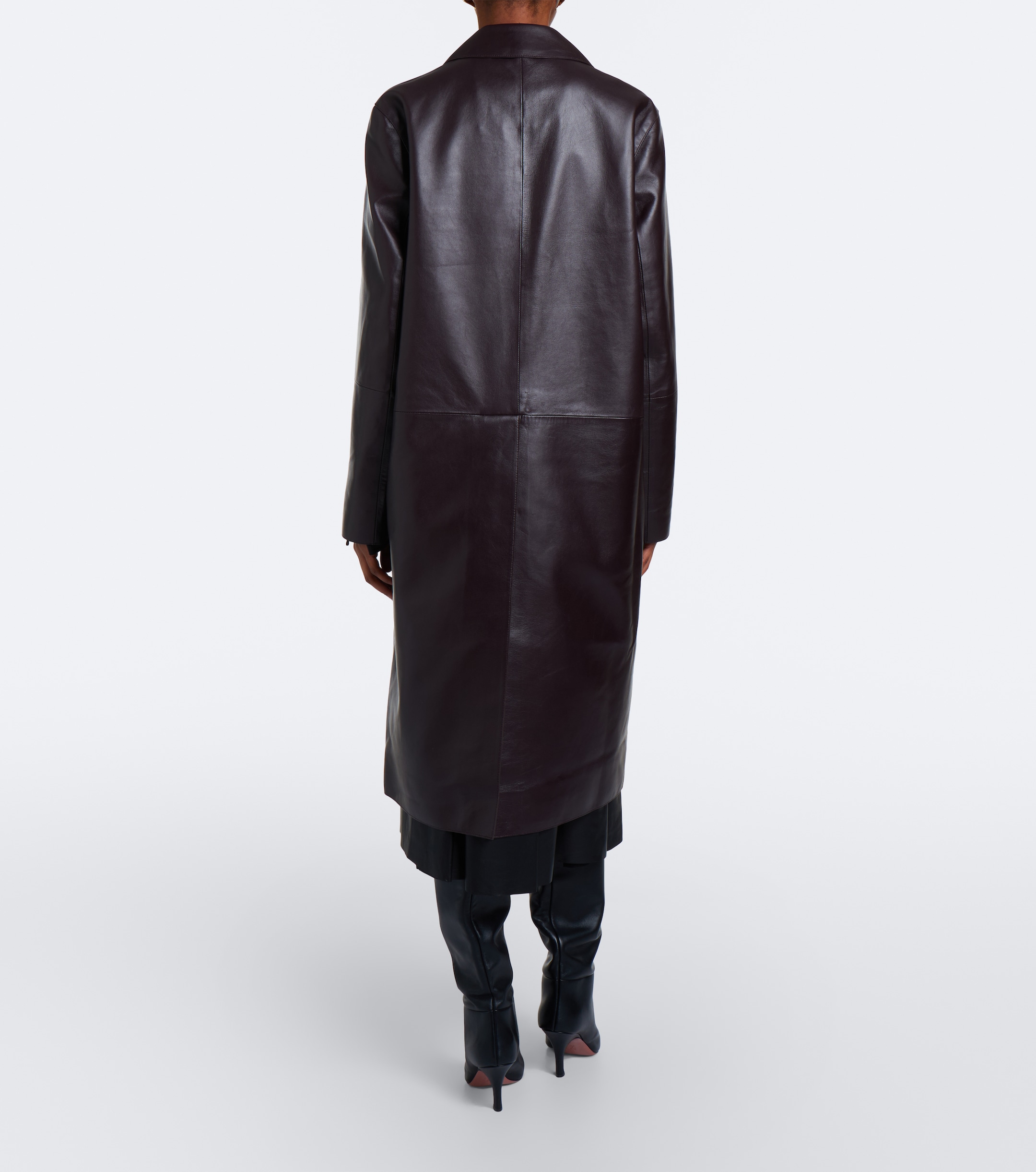 JOSEPH Joseph Riya leather midi skirt