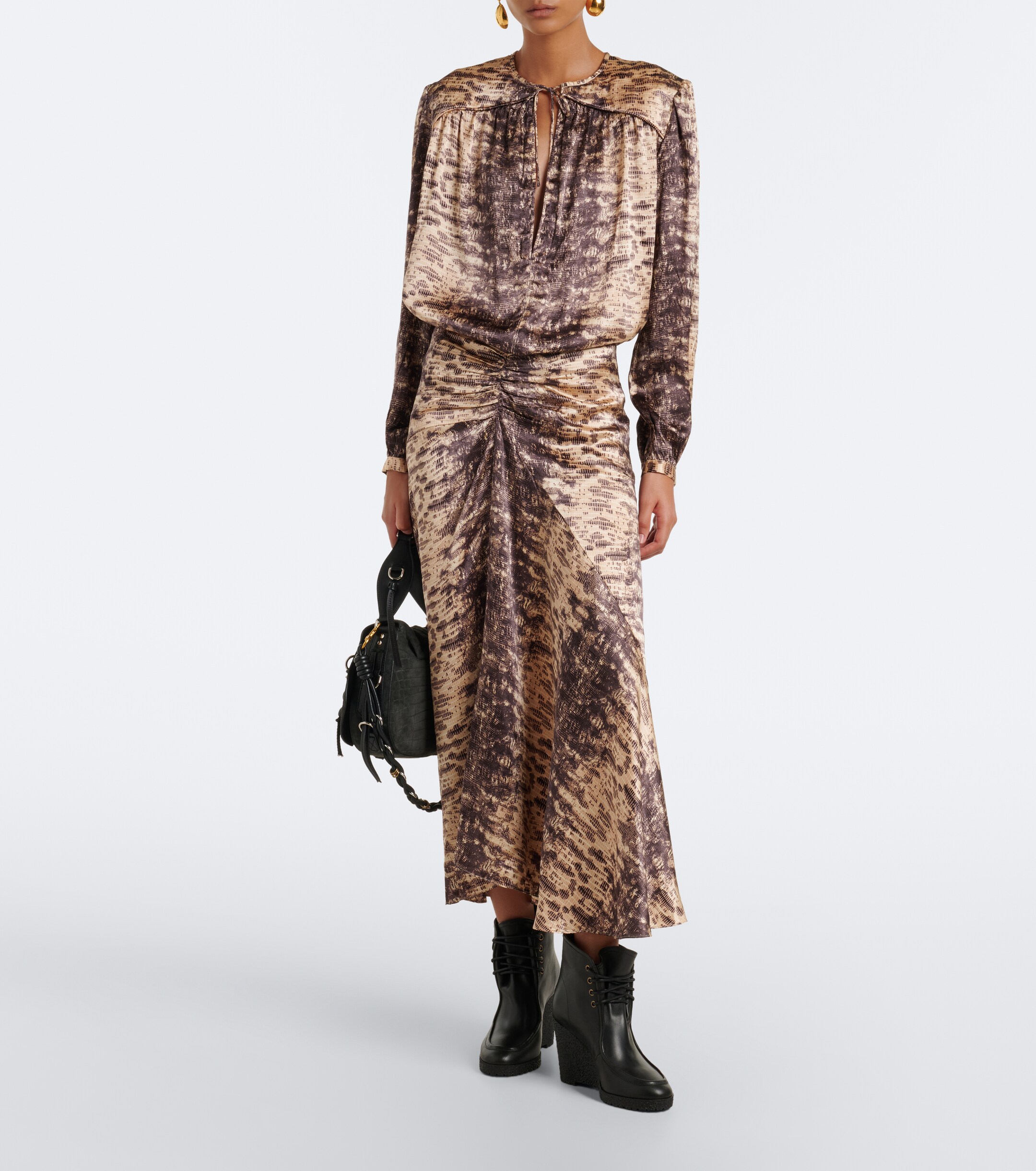 Isabel Marant Isabel Marant Cylia leather wedge ankle boots