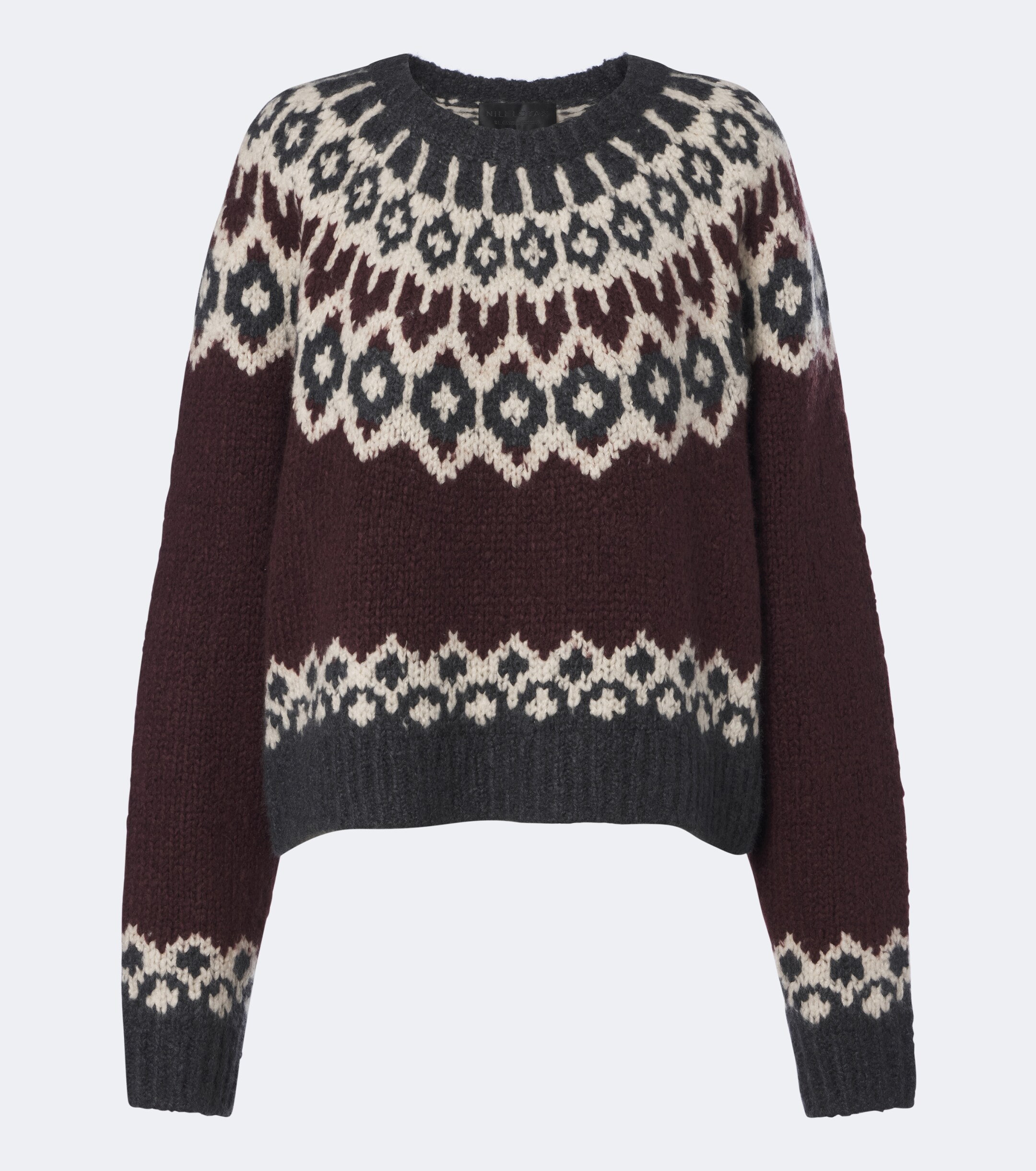 Nili Lotan Nili Lotan Isaline Fair Isle cashmere and silk sweater