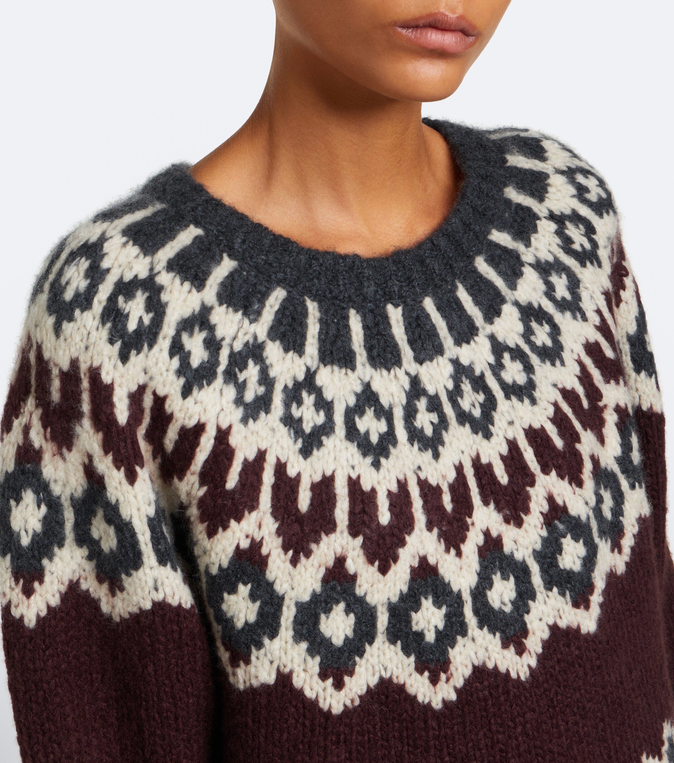 Nili Lotan Nili Lotan Isaline Fair Isle cashmere and silk sweater