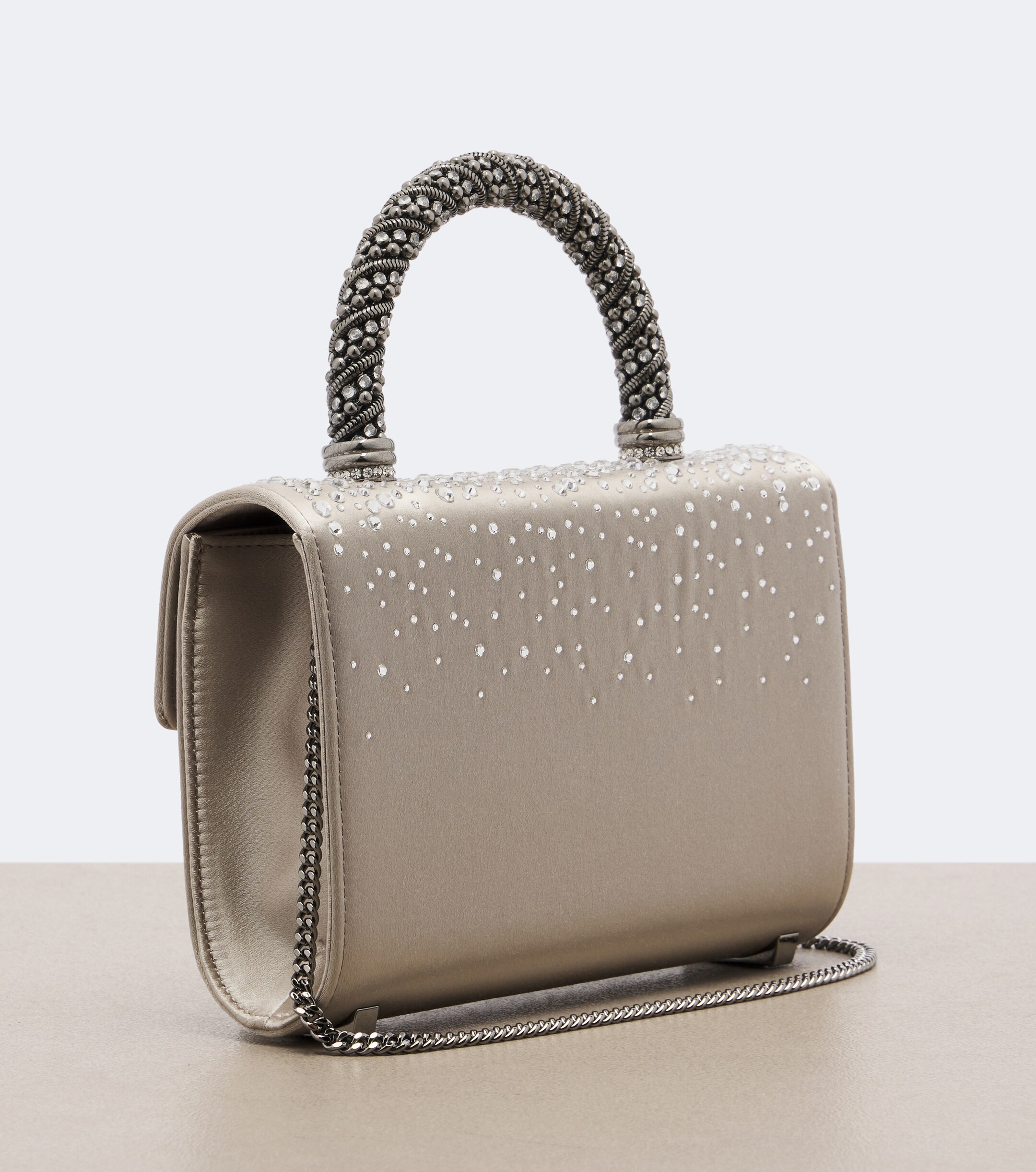 ROGER VIVIER Roger Vivier Envelope embellished satin top-handle bag