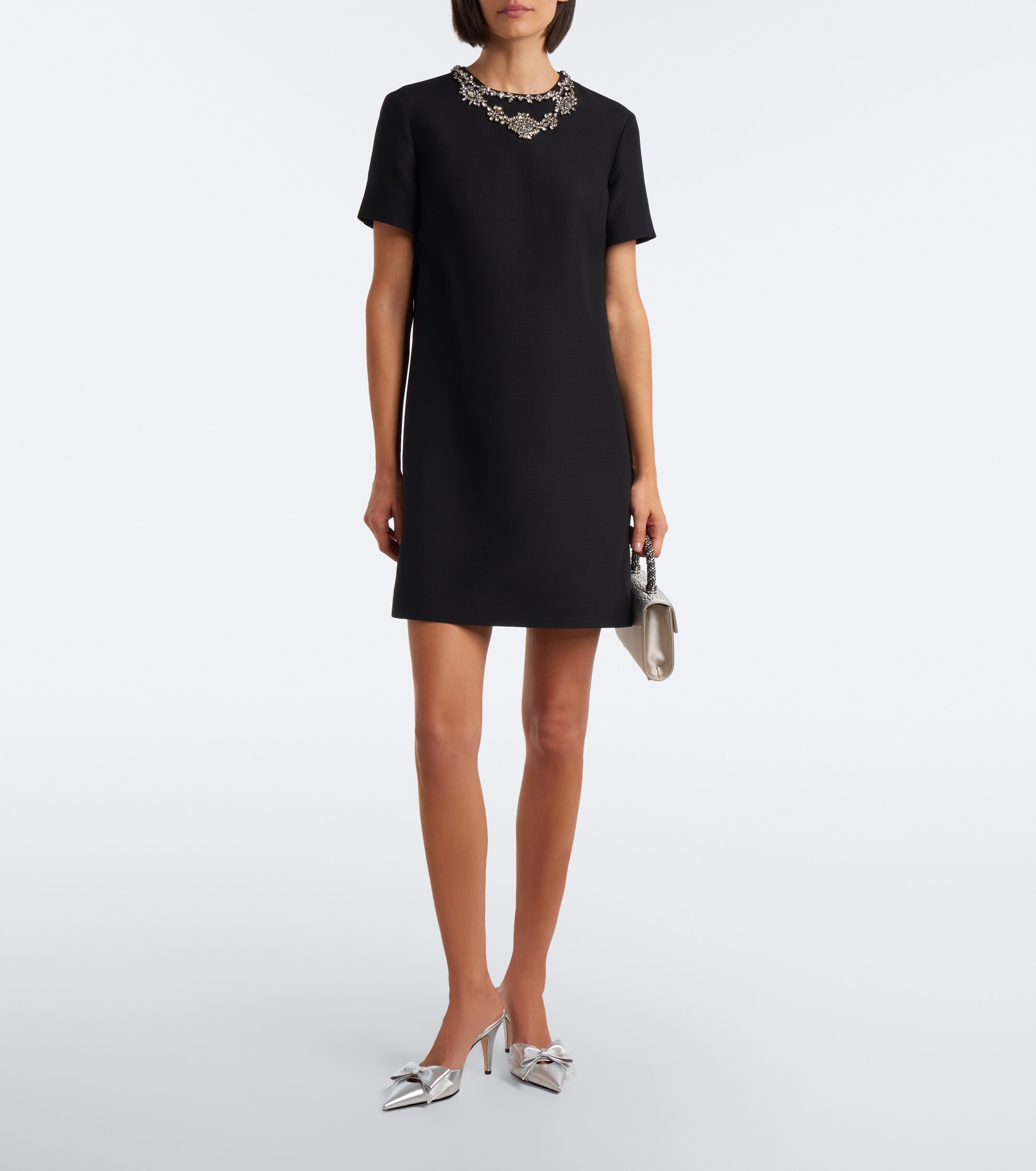 ROGER VIVIER Roger Vivier Envelope embellished satin top-handle bag