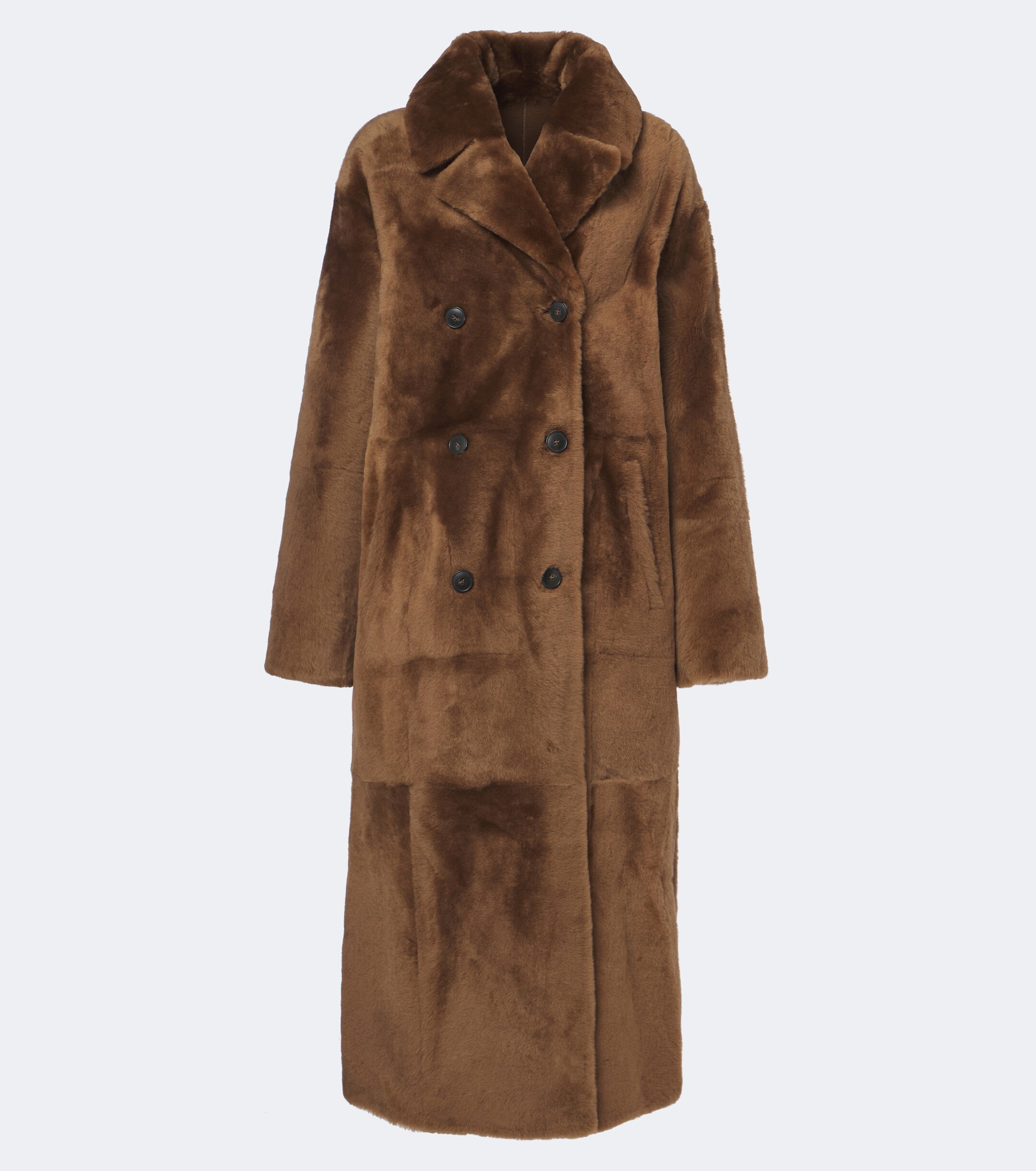 Yves Salomon Yves Salomon Reversible shearling and leather coat