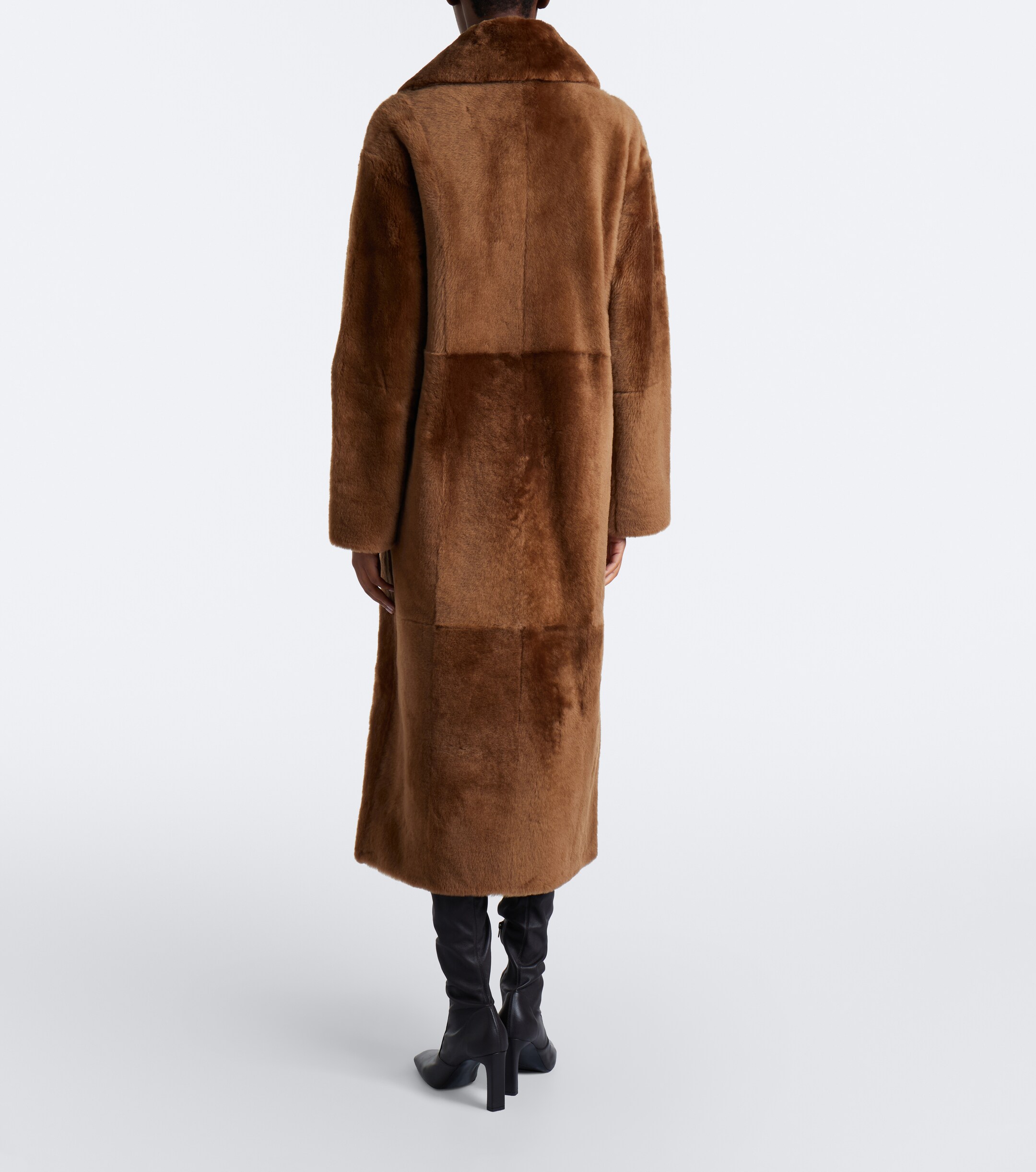 Yves Salomon Yves Salomon Reversible shearling and leather coat