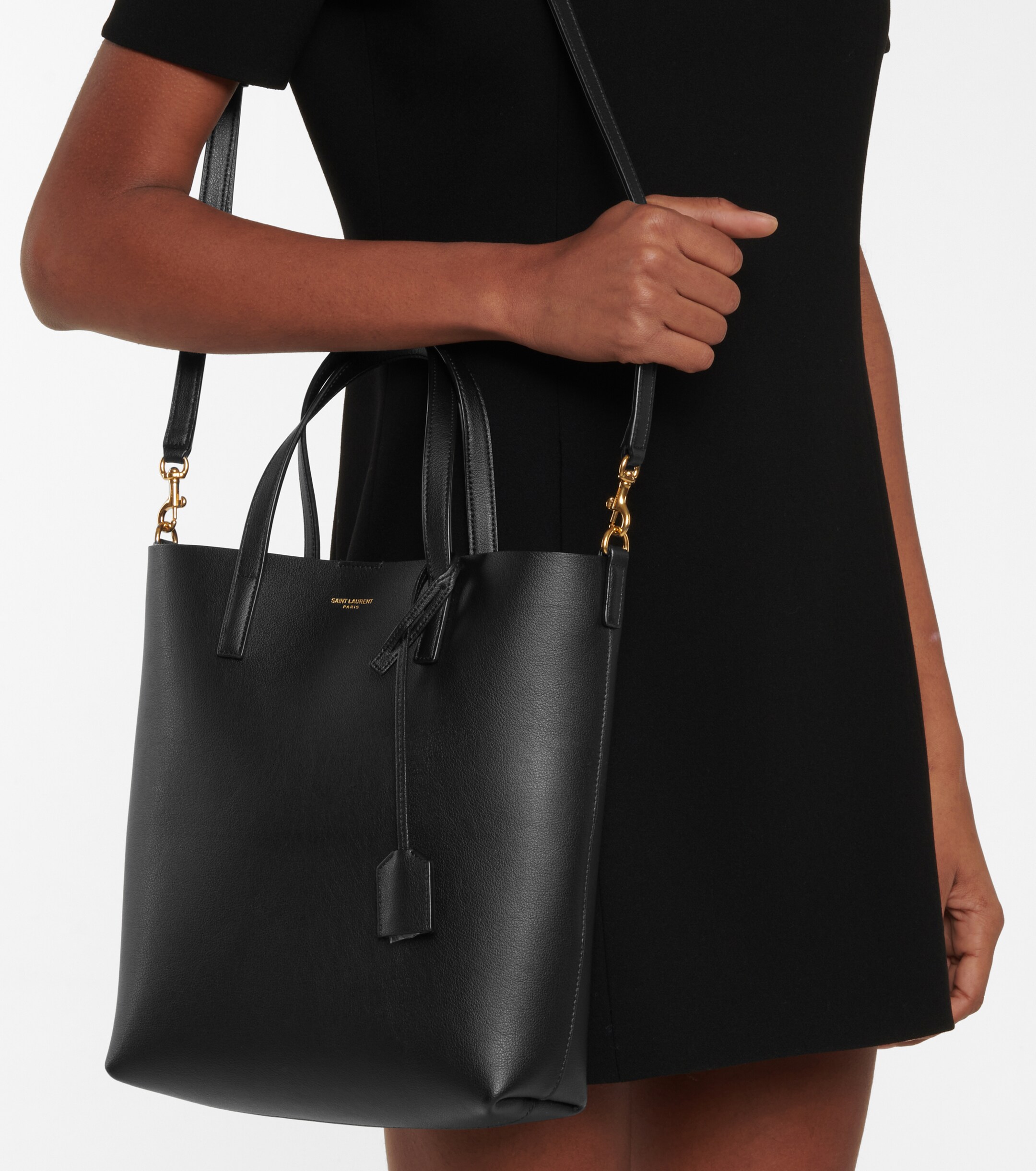 Saint Laurent Saint Laurent Toy Shopping N/S leather tote bag