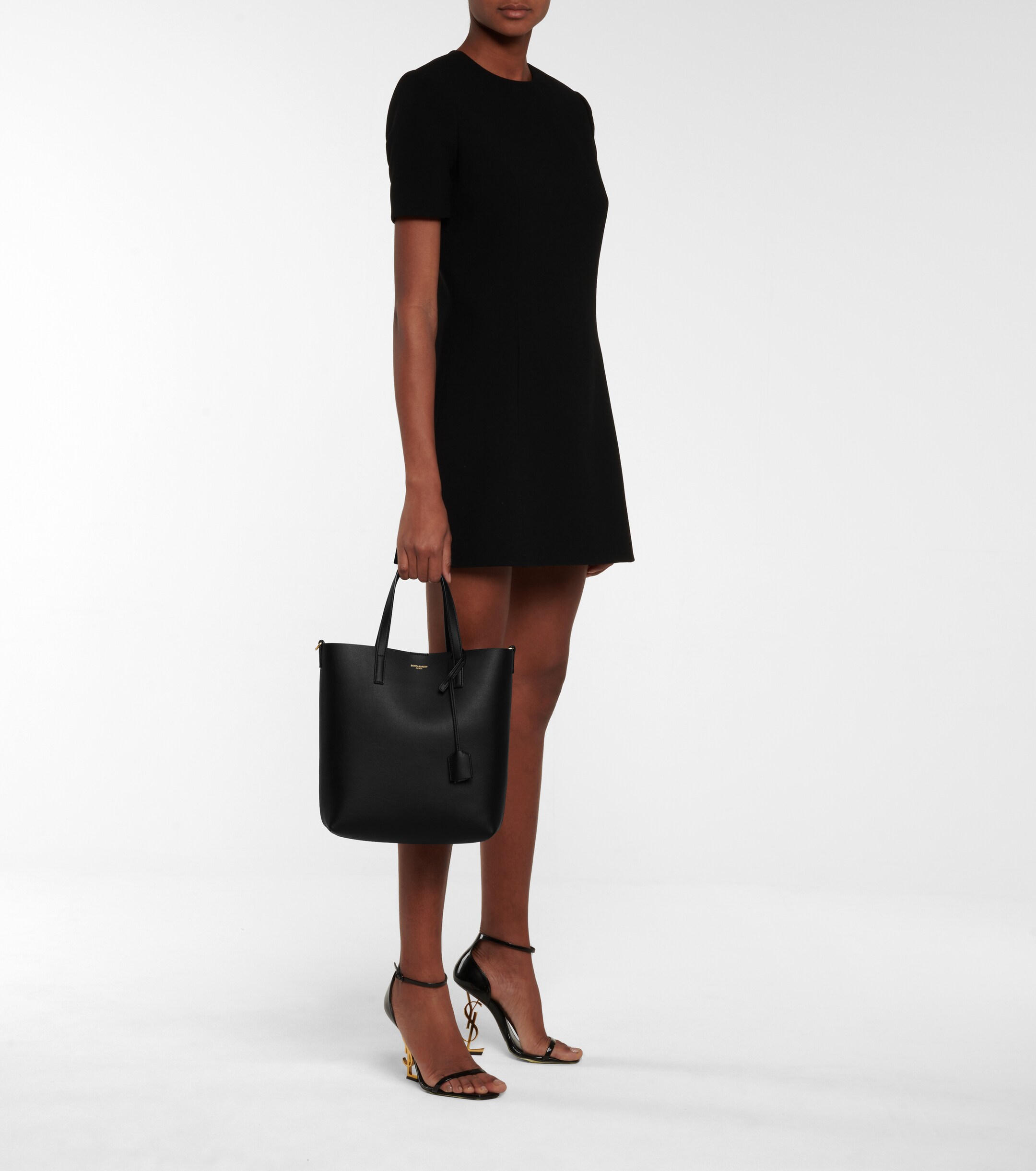 Saint Laurent Saint Laurent Toy Shopping N/S leather tote bag