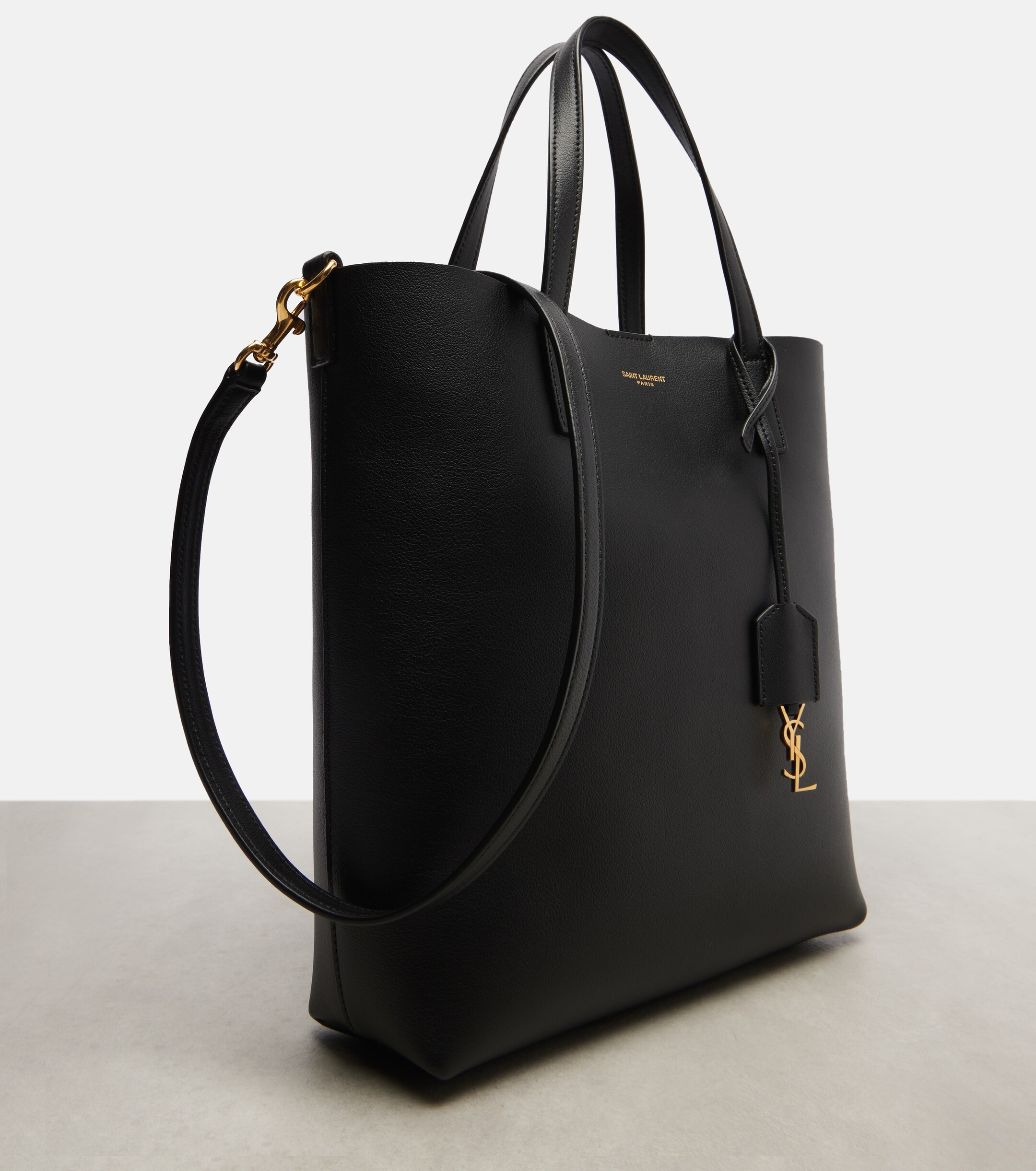 Saint Laurent Saint Laurent Toy Shopping N/S leather tote bag