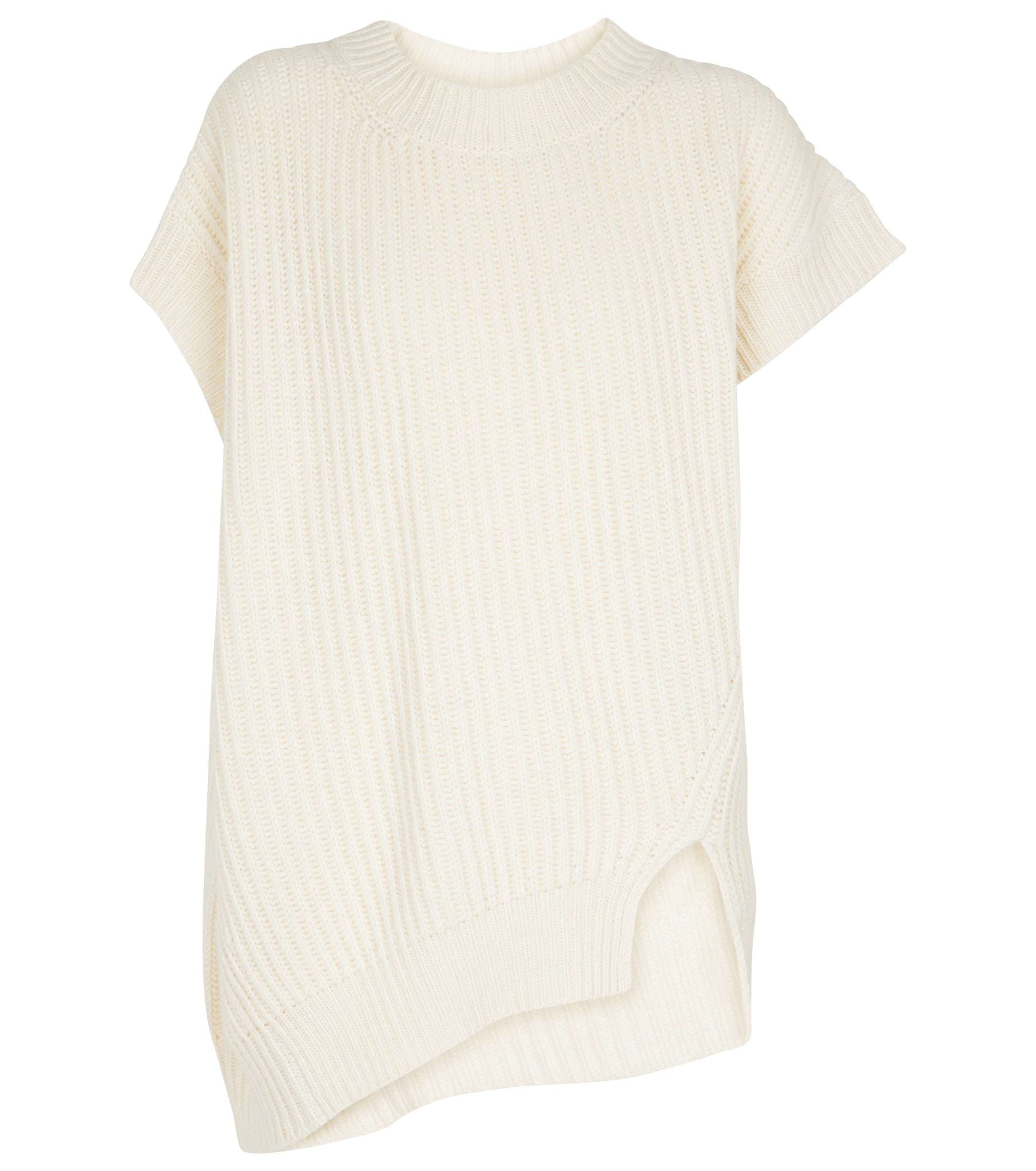 Stella McCartney Cashmere-blend ribbed-knit top