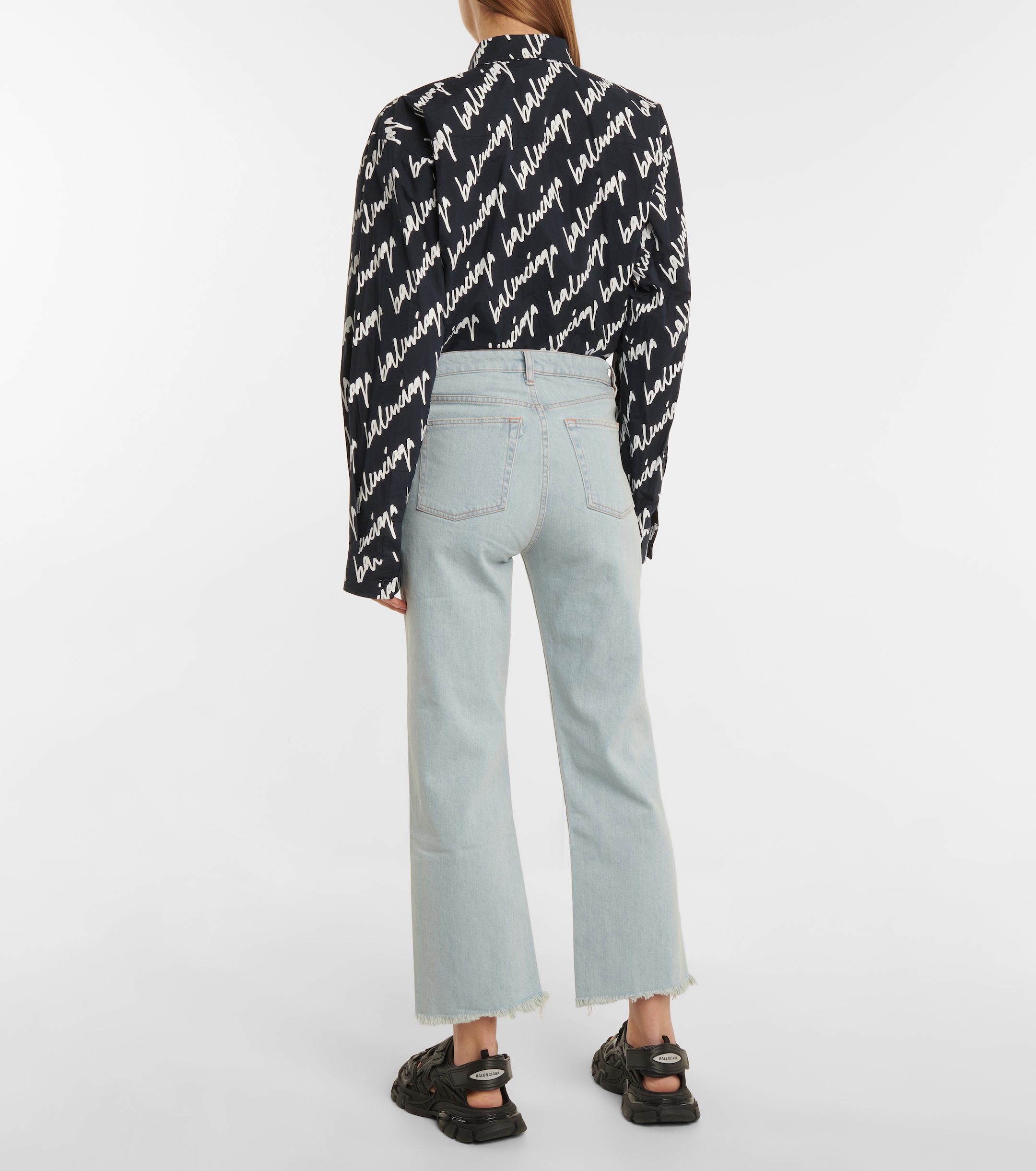3x1 N.Y.C. Emma Sneaker high-rise flare jeans thumbnail