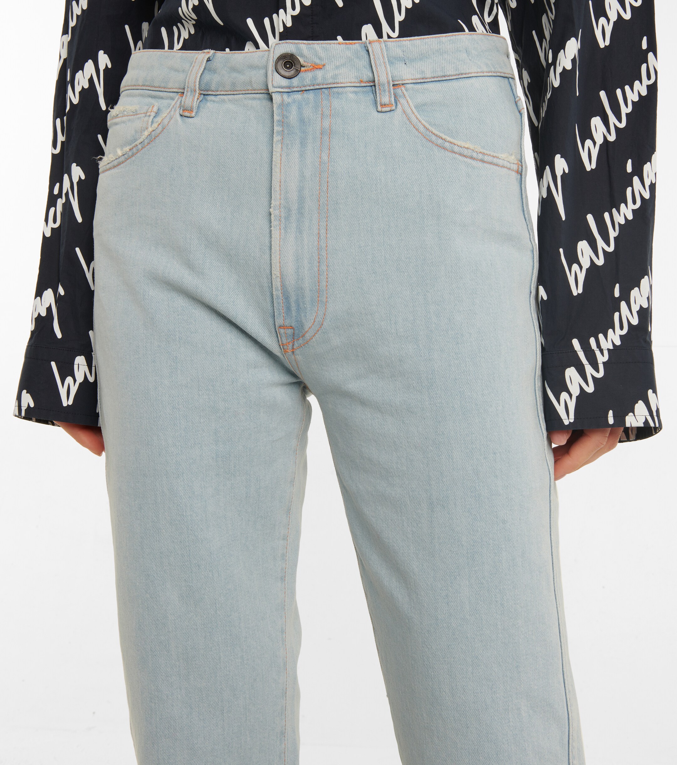 3x1 N.Y.C. Emma Sneaker high-rise flare jeans thumbnail