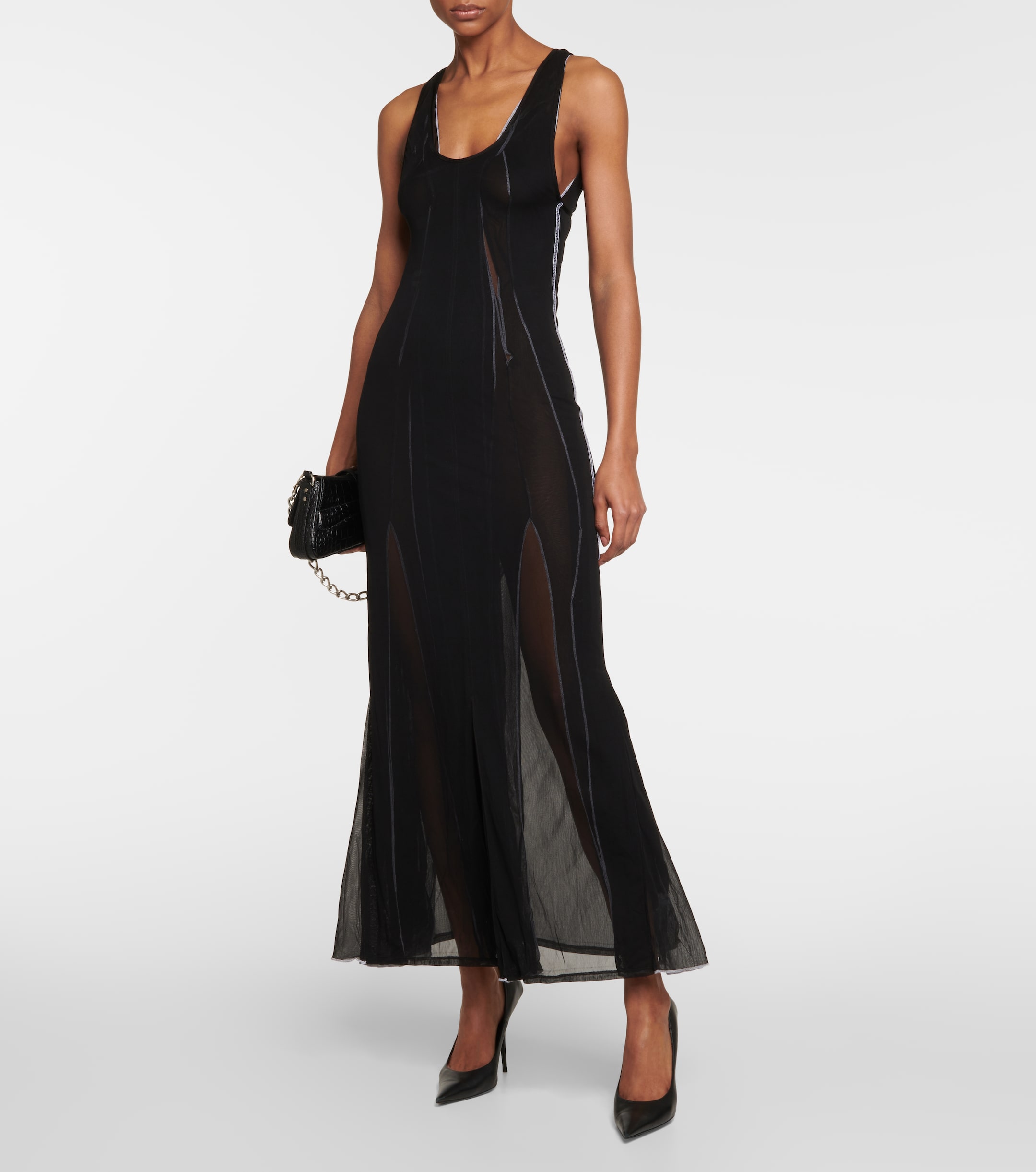 Y/Project - Sheer maxi dress | Plush