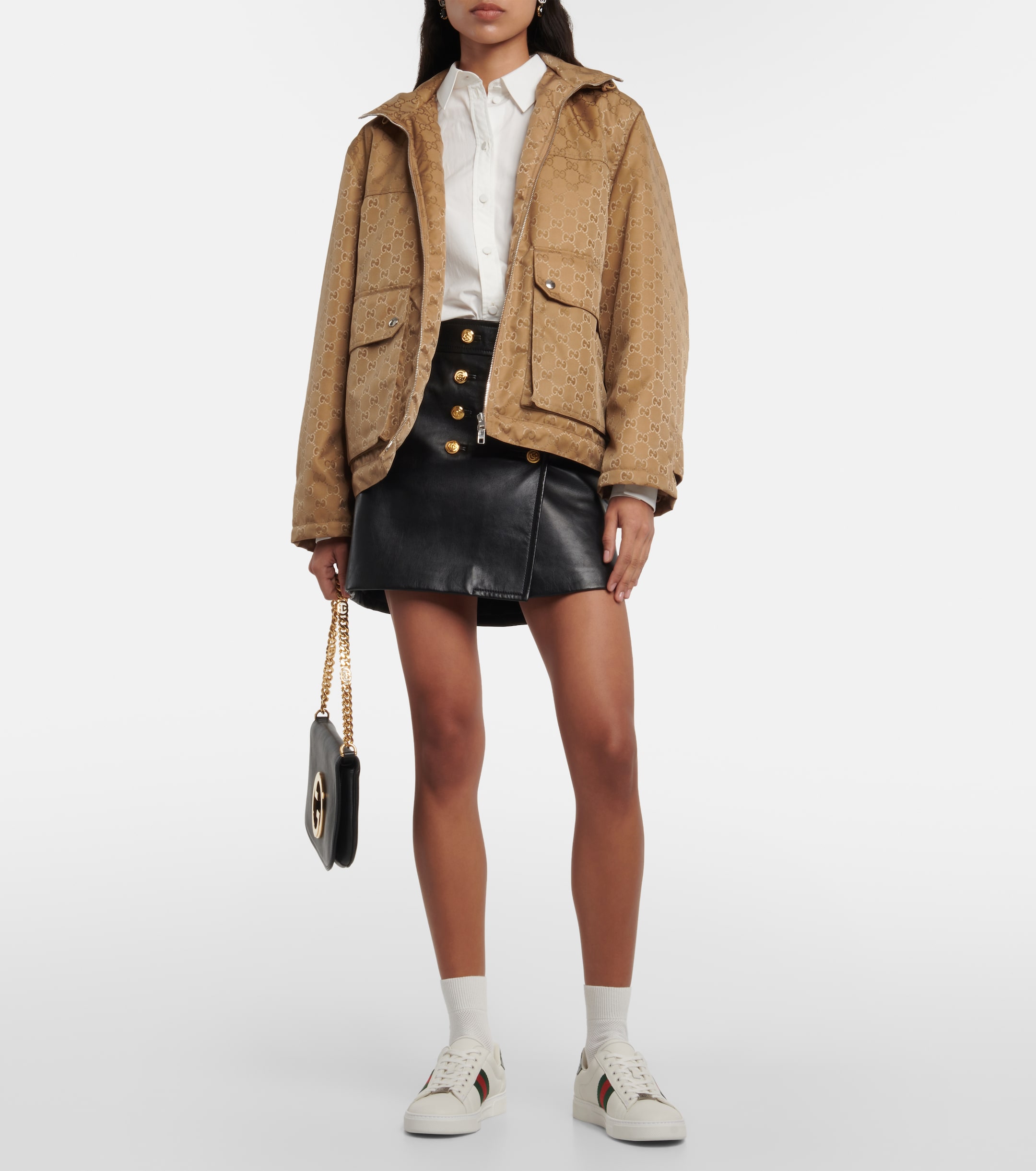 Gucci Ace leather sneakers