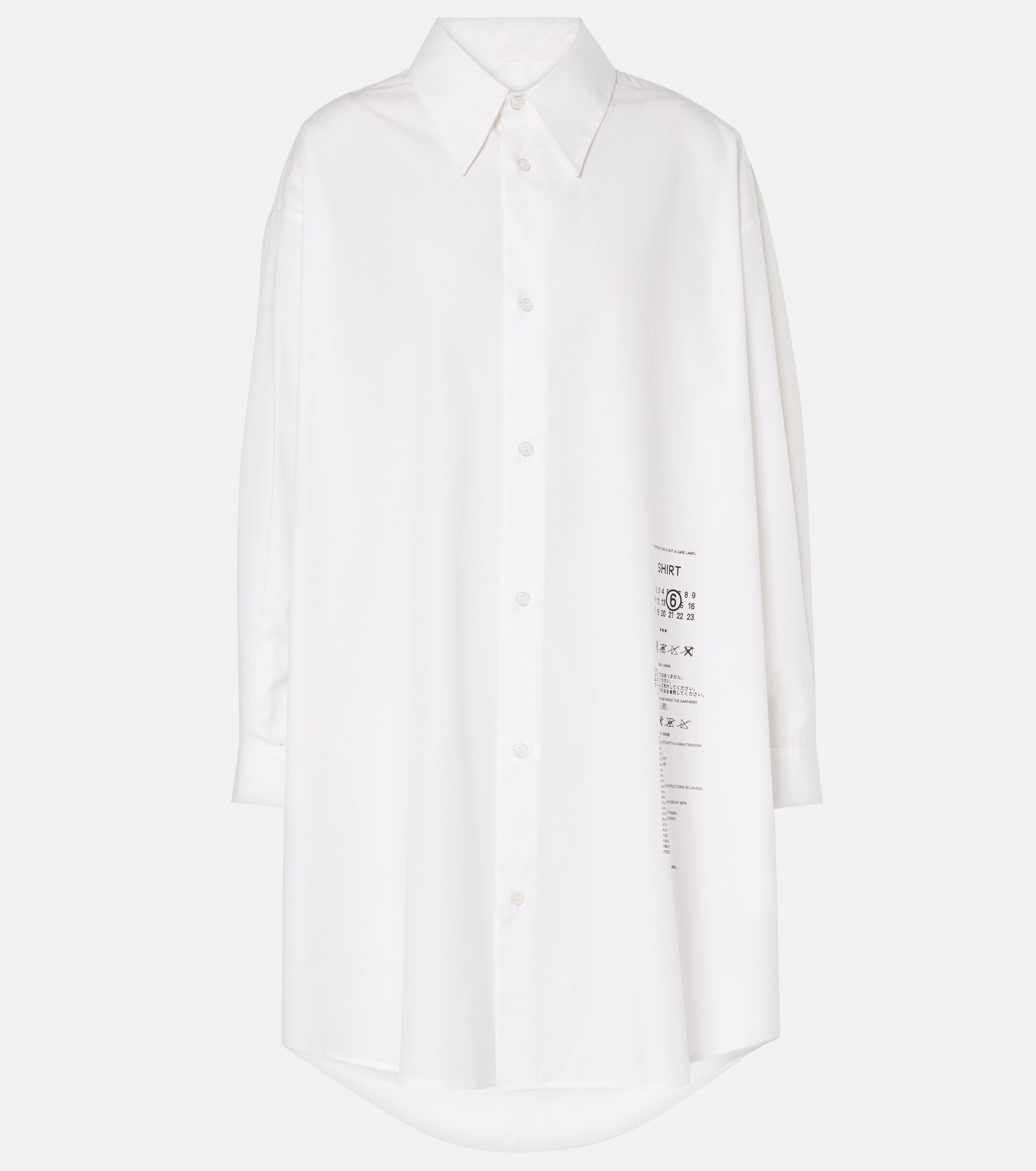 MM6 Maison Margiela Cotton shirt dress thumbnail