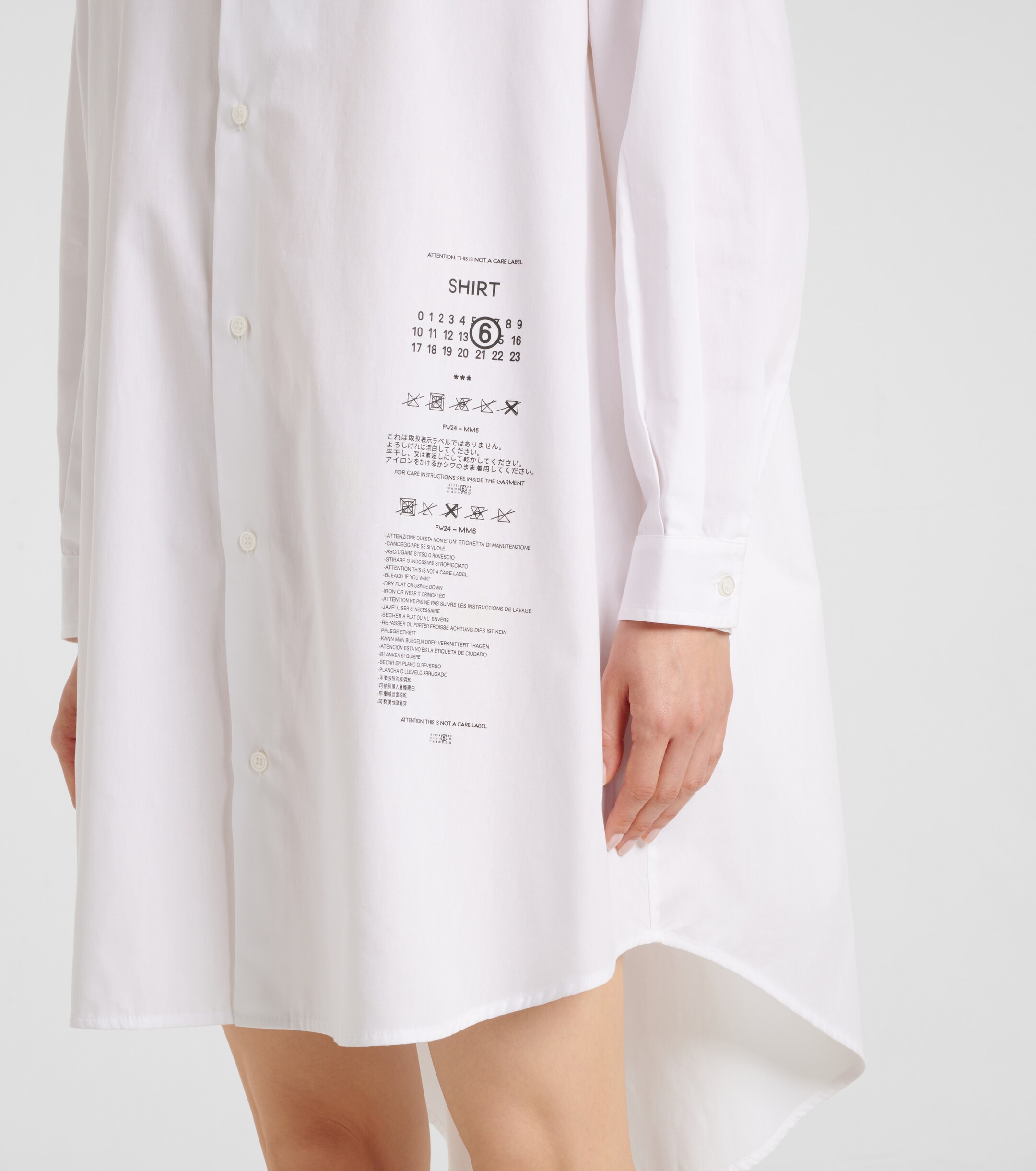 MM6 Maison Margiela Cotton shirt dress thumbnail