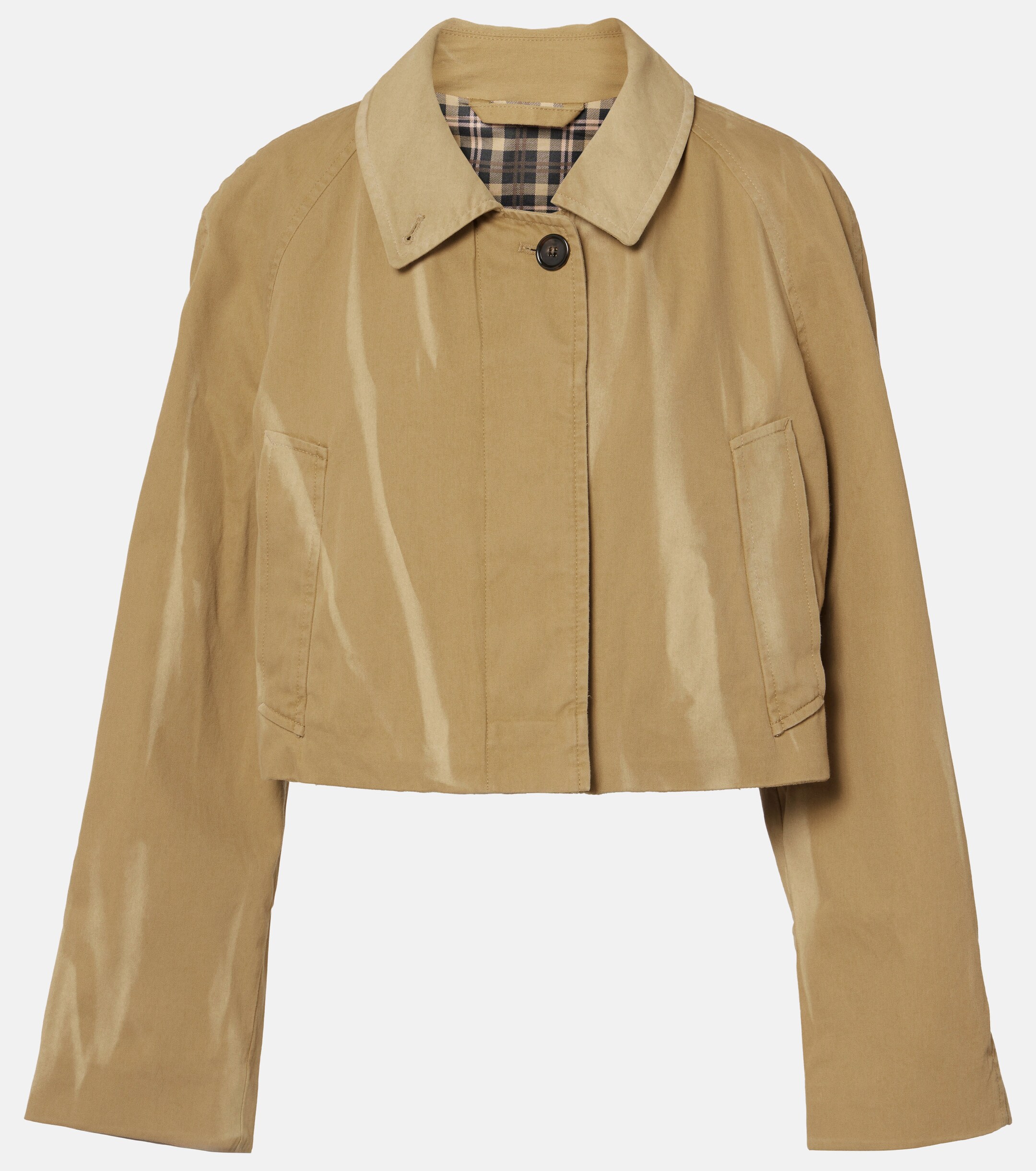 Acne Studios Cropped cotton jacket thumbnail