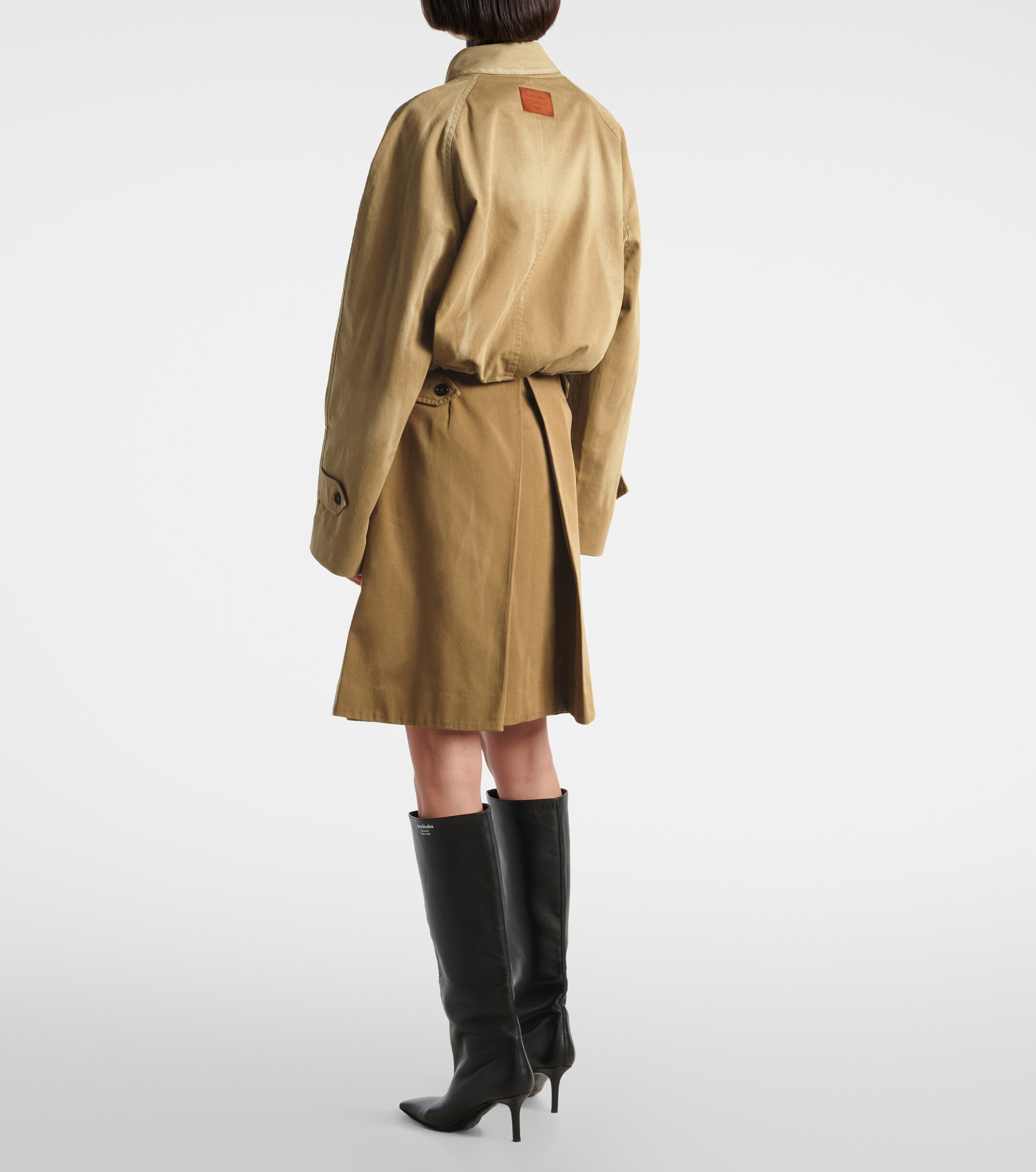 Acne Studios Cropped cotton jacket thumbnail