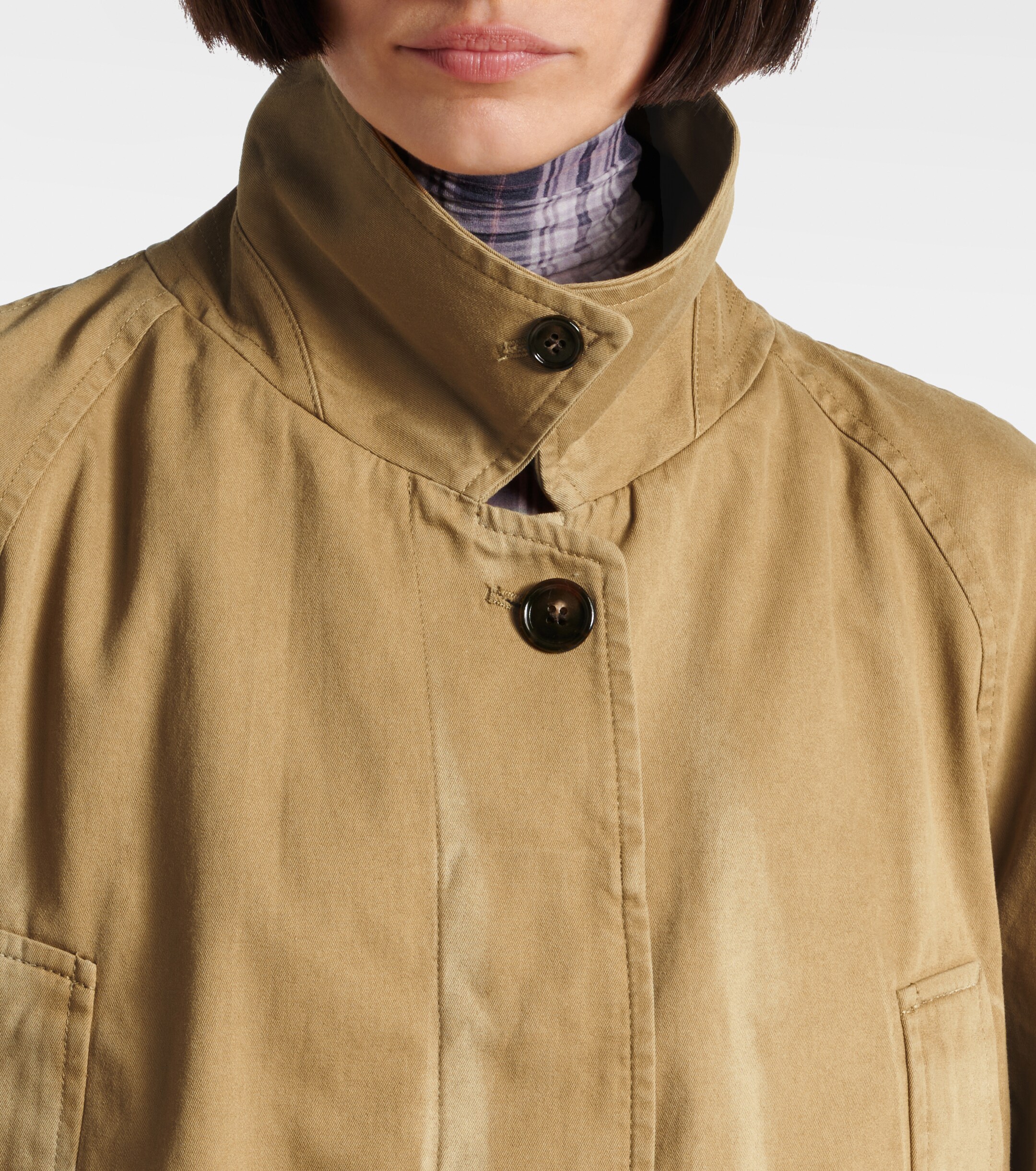 Acne Studios Cropped cotton jacket thumbnail