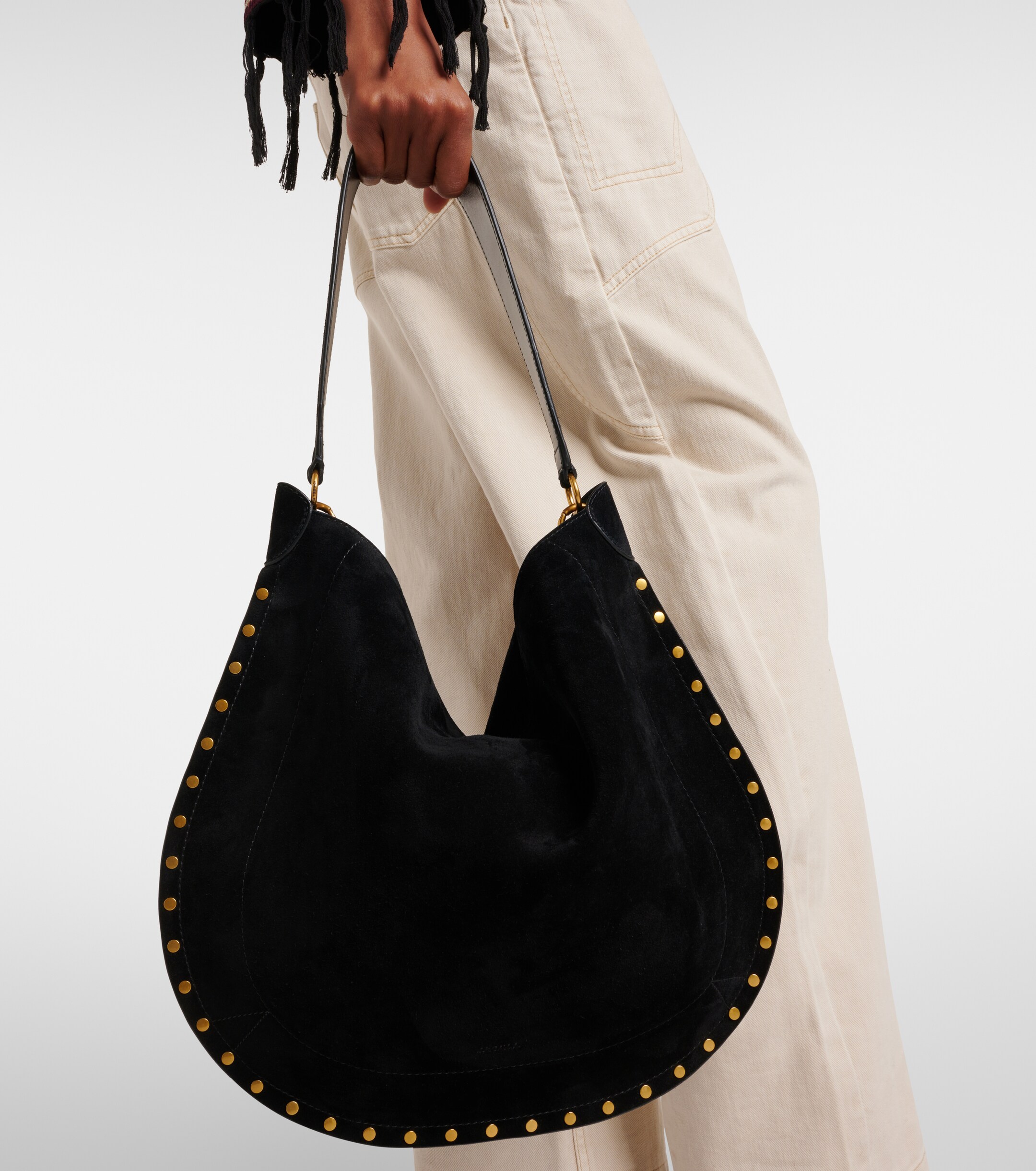 Isabel Marant Oskan Soft Medium suede shoulder bag
