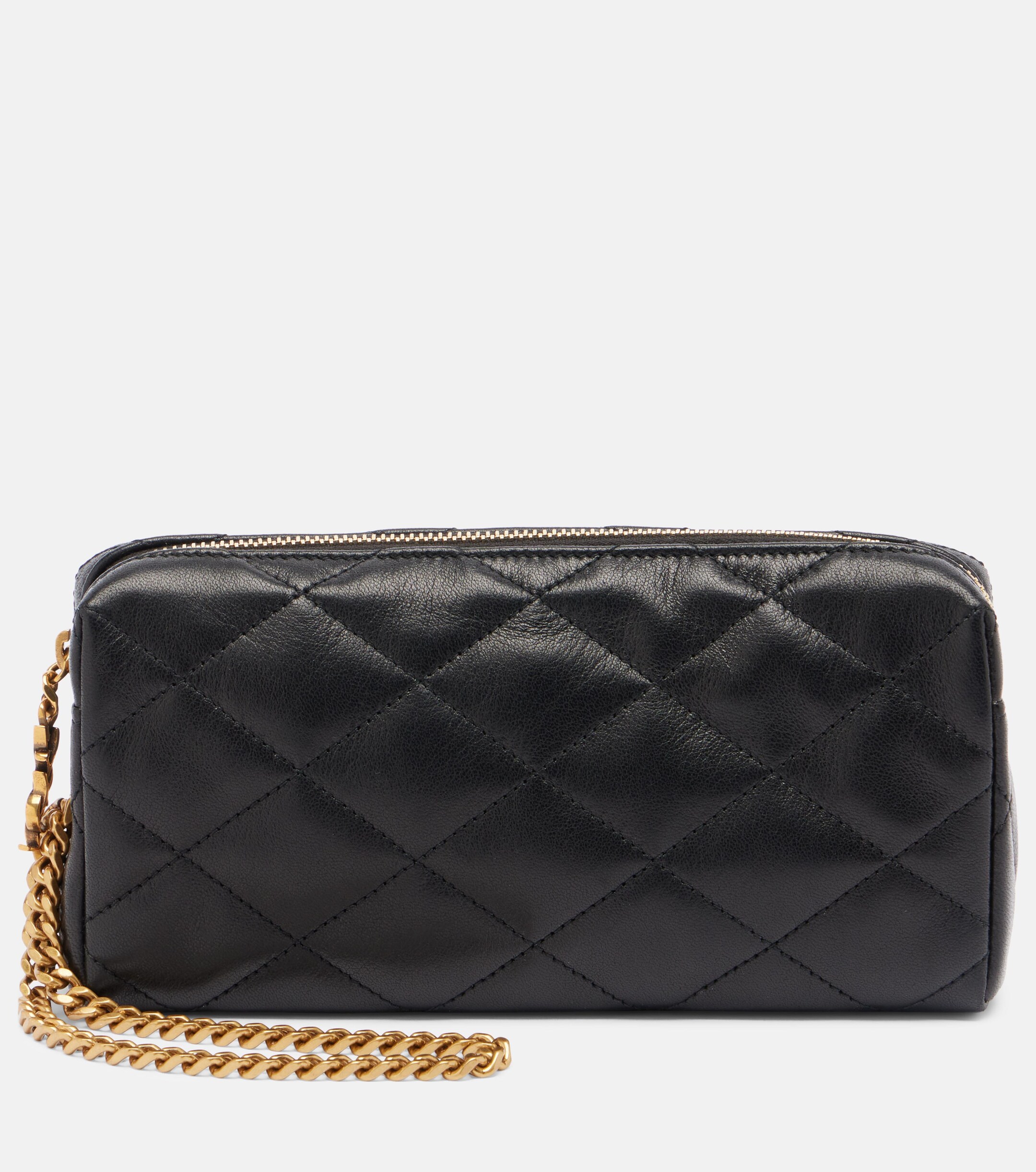 Saint Laurent Cassandre quilted leather clutch