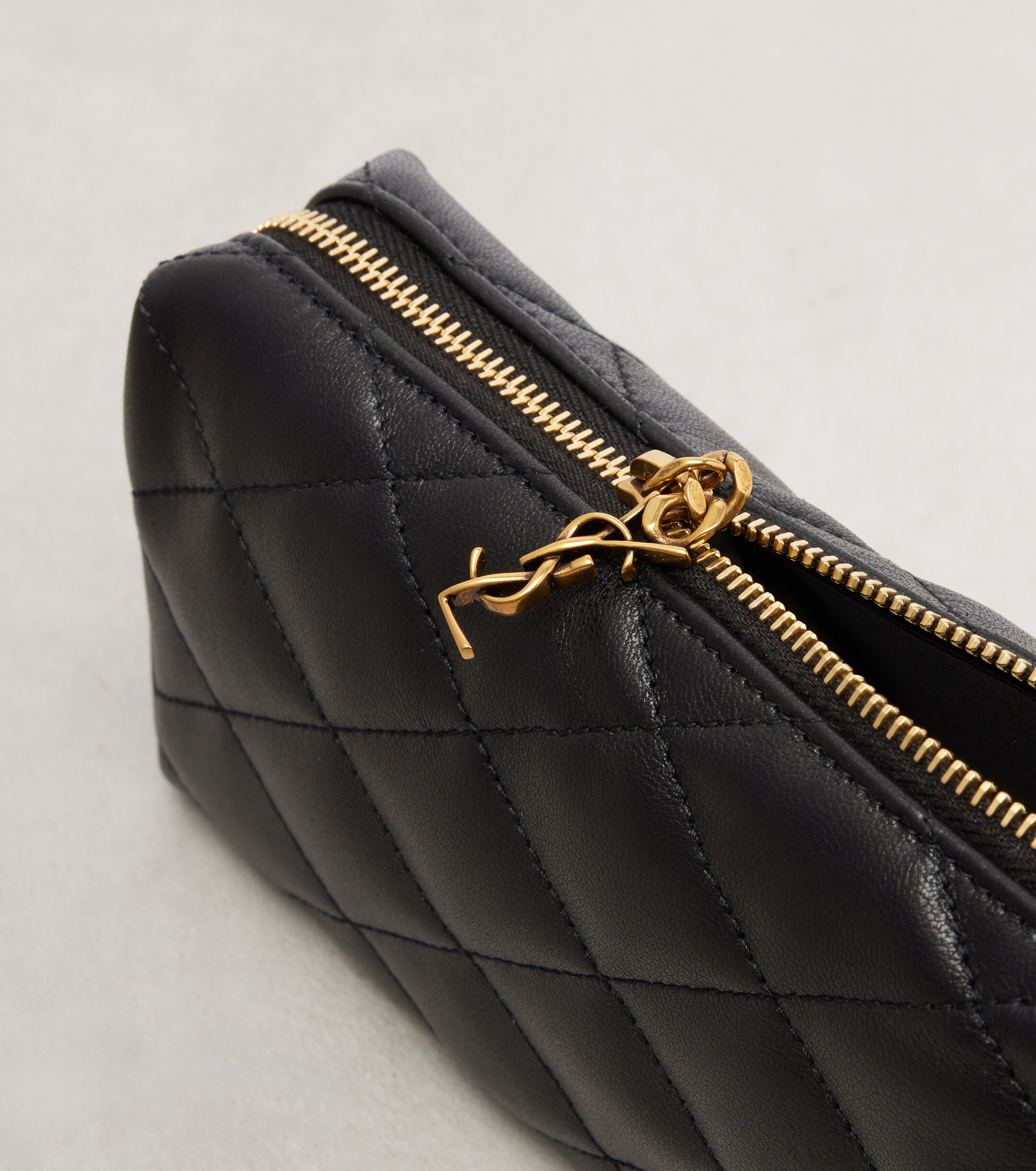 Saint Laurent Cassandre quilted leather clutch