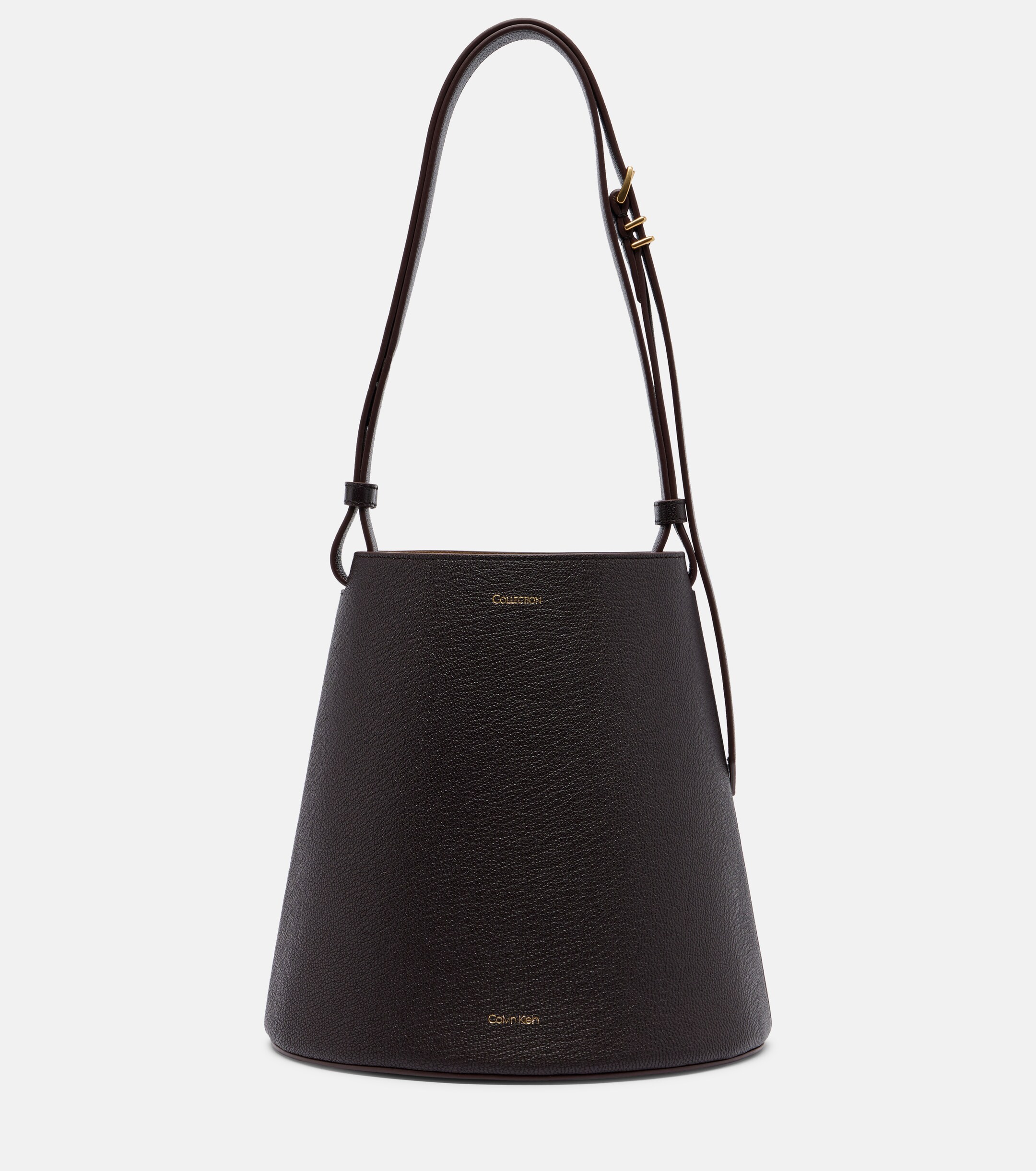 Calvin Klein Collection Orbita Small leather bucket bag