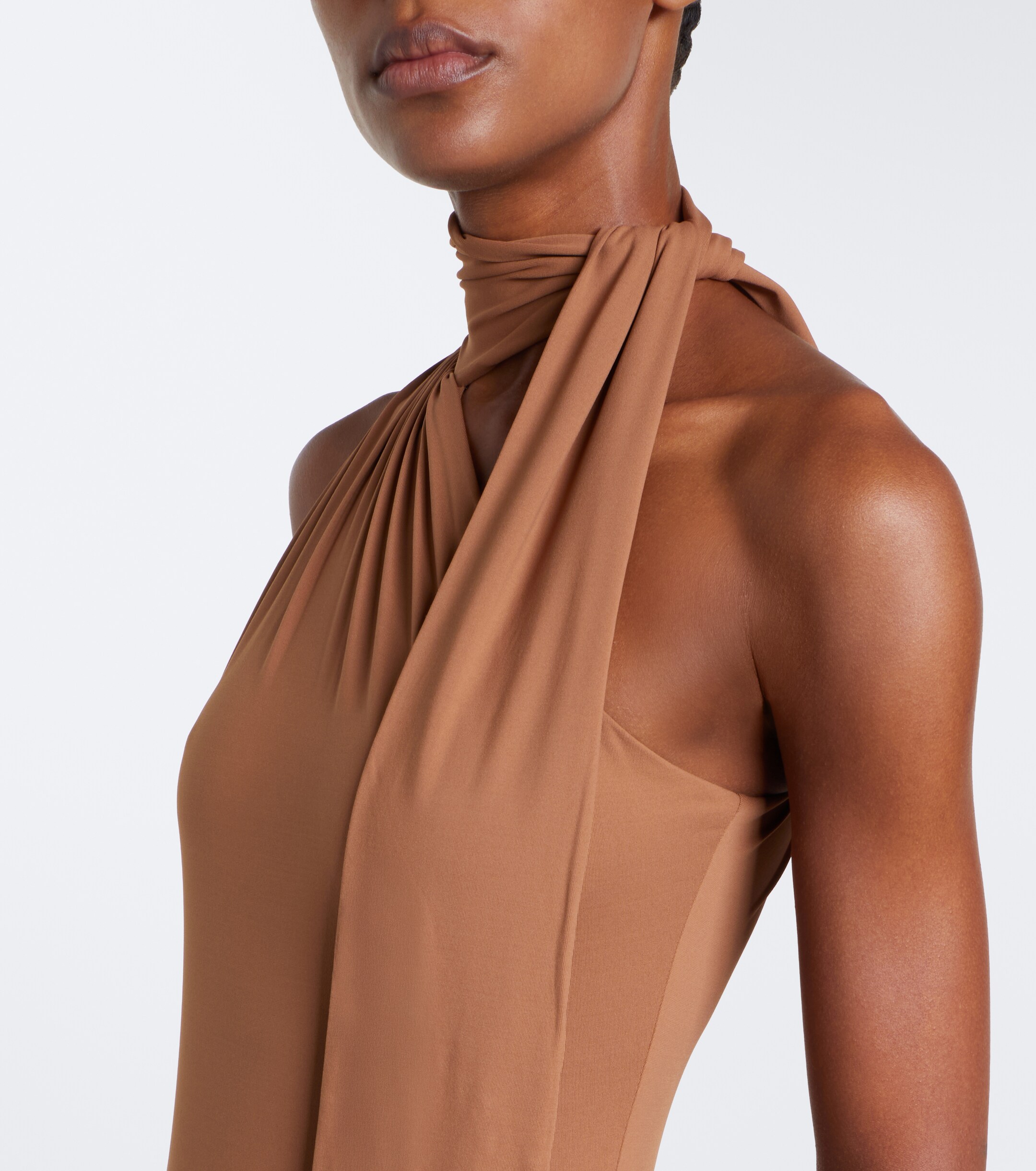 Taller Marmo Taller Marmo Siwa scarf-detail swimsuit and beach cover-up set