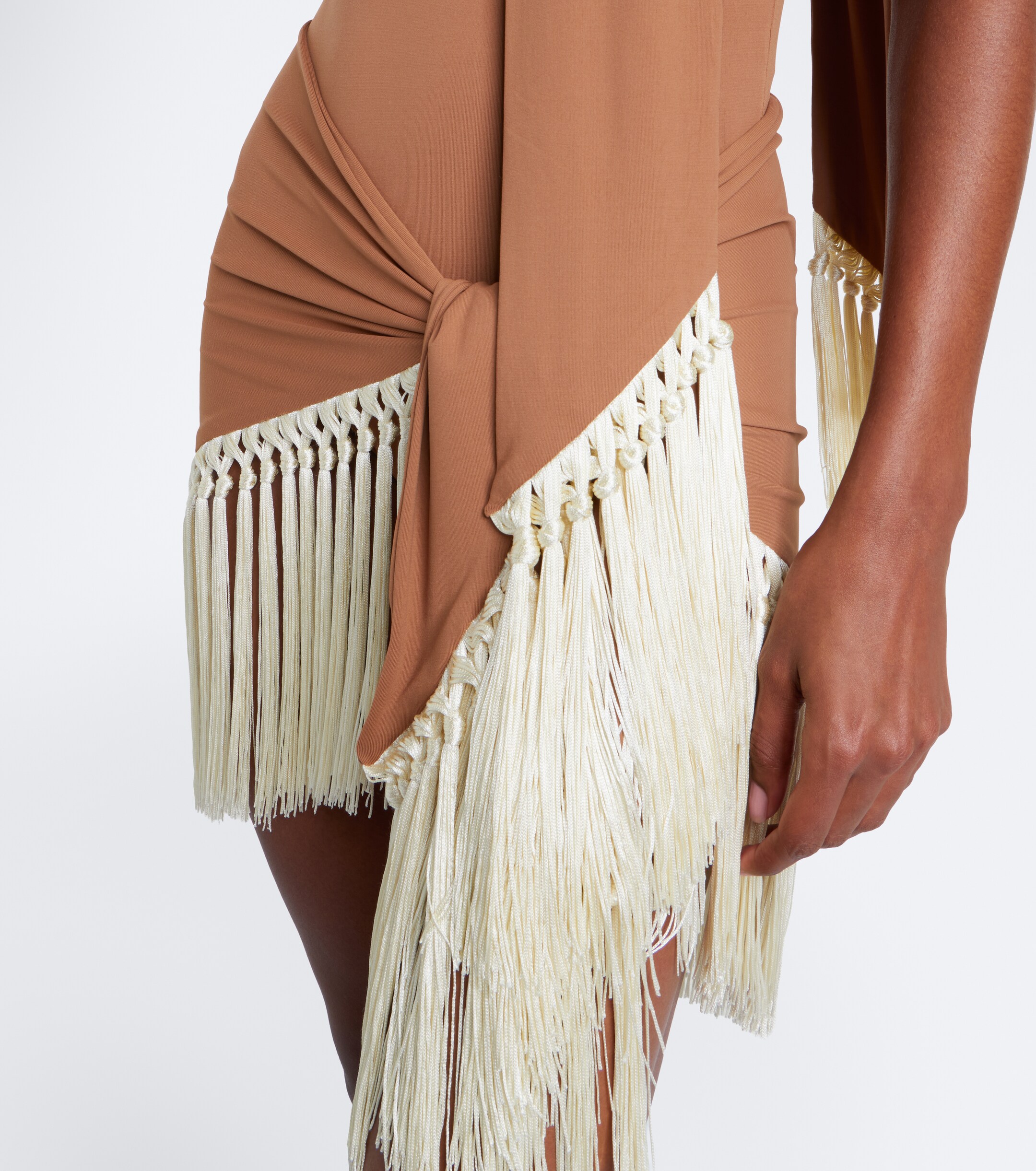Taller Marmo Taller Marmo Siwa scarf-detail swimsuit and beach cover-up set