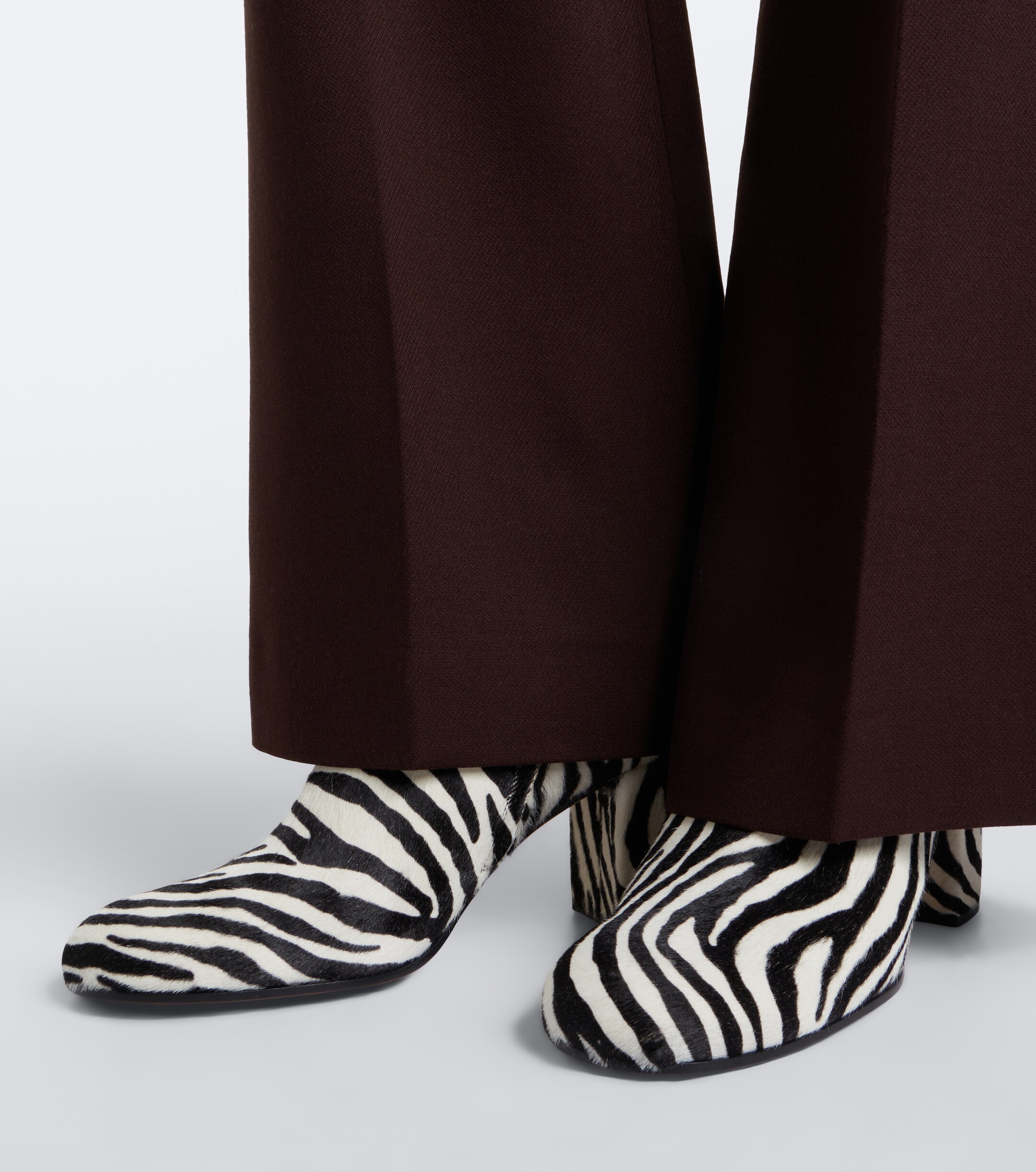 GIANVITO ROSSI Gianvito Rossi Joelle printed calf hair ankle boots