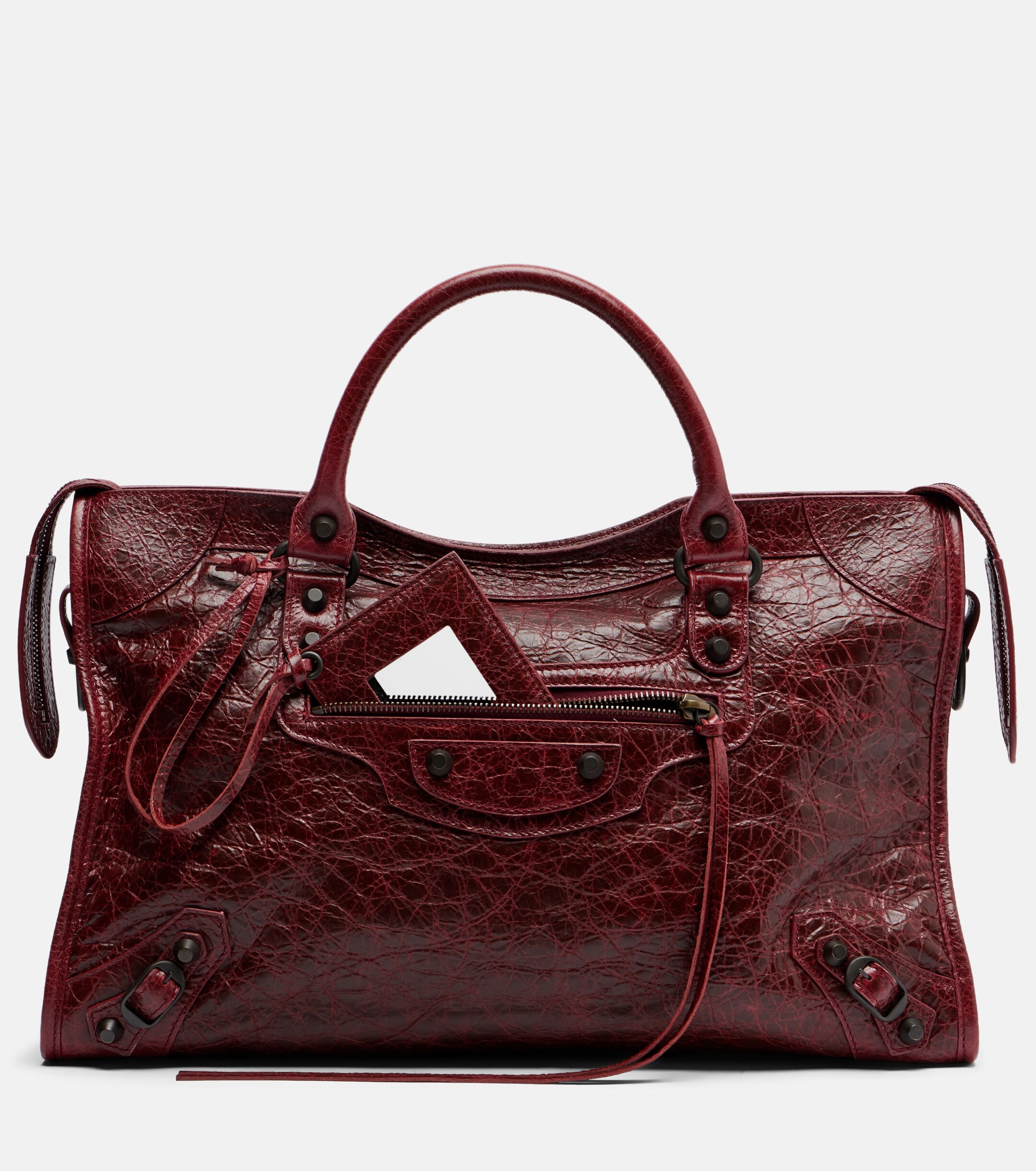 Balenciaga Le City Medium leather top-handle bag