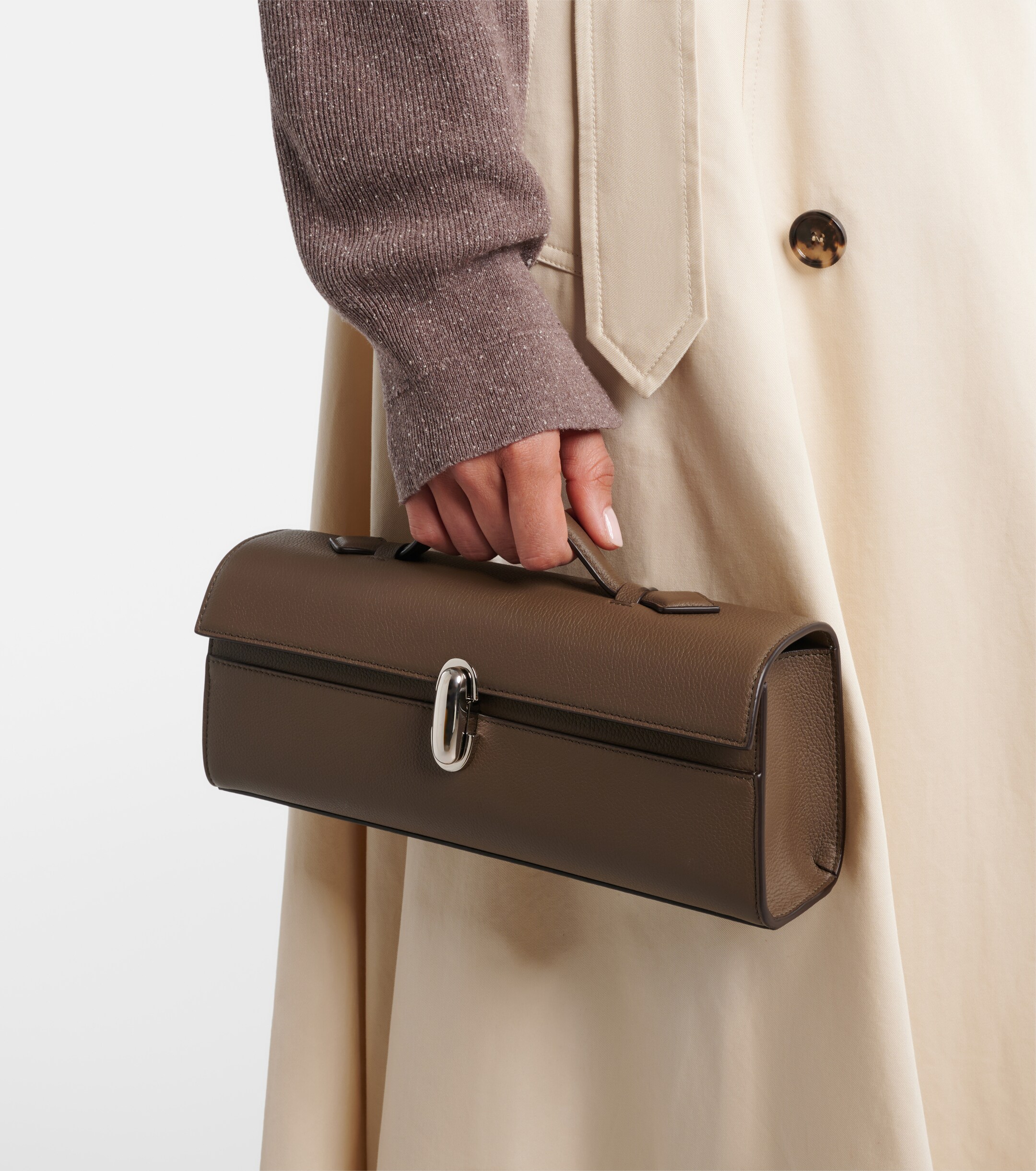 Savette Symmetry Slim leather top-handle bag thumbnail