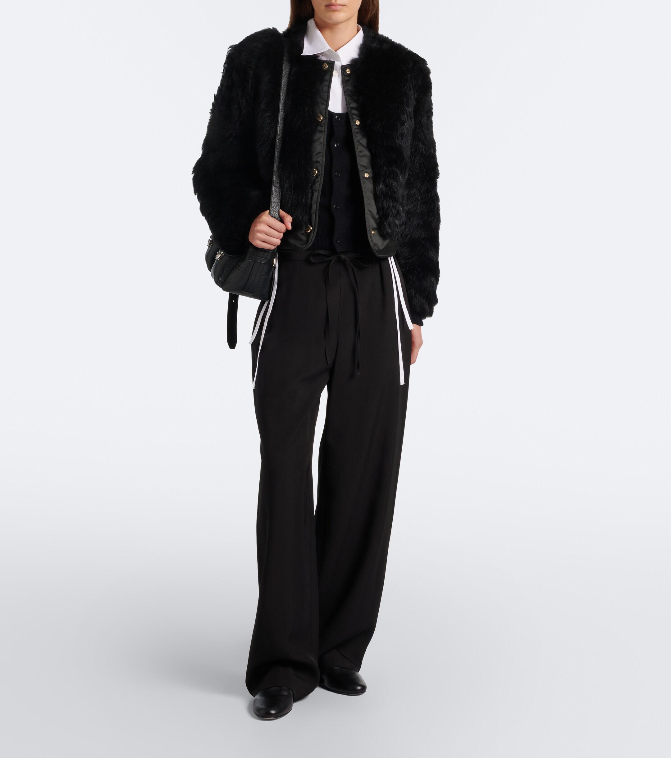Moncler Moncler Majestueux shearling jacket