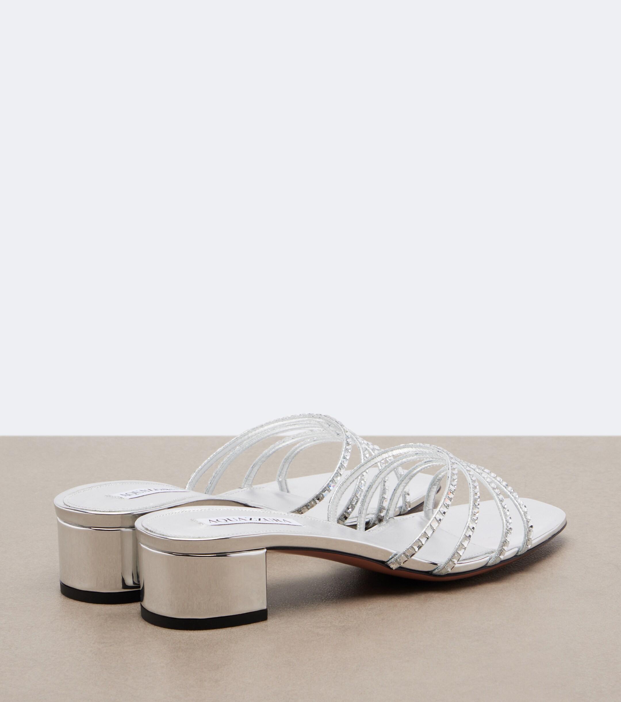 AQUAZZURA Aquazzura Sensation embellished leather sandals