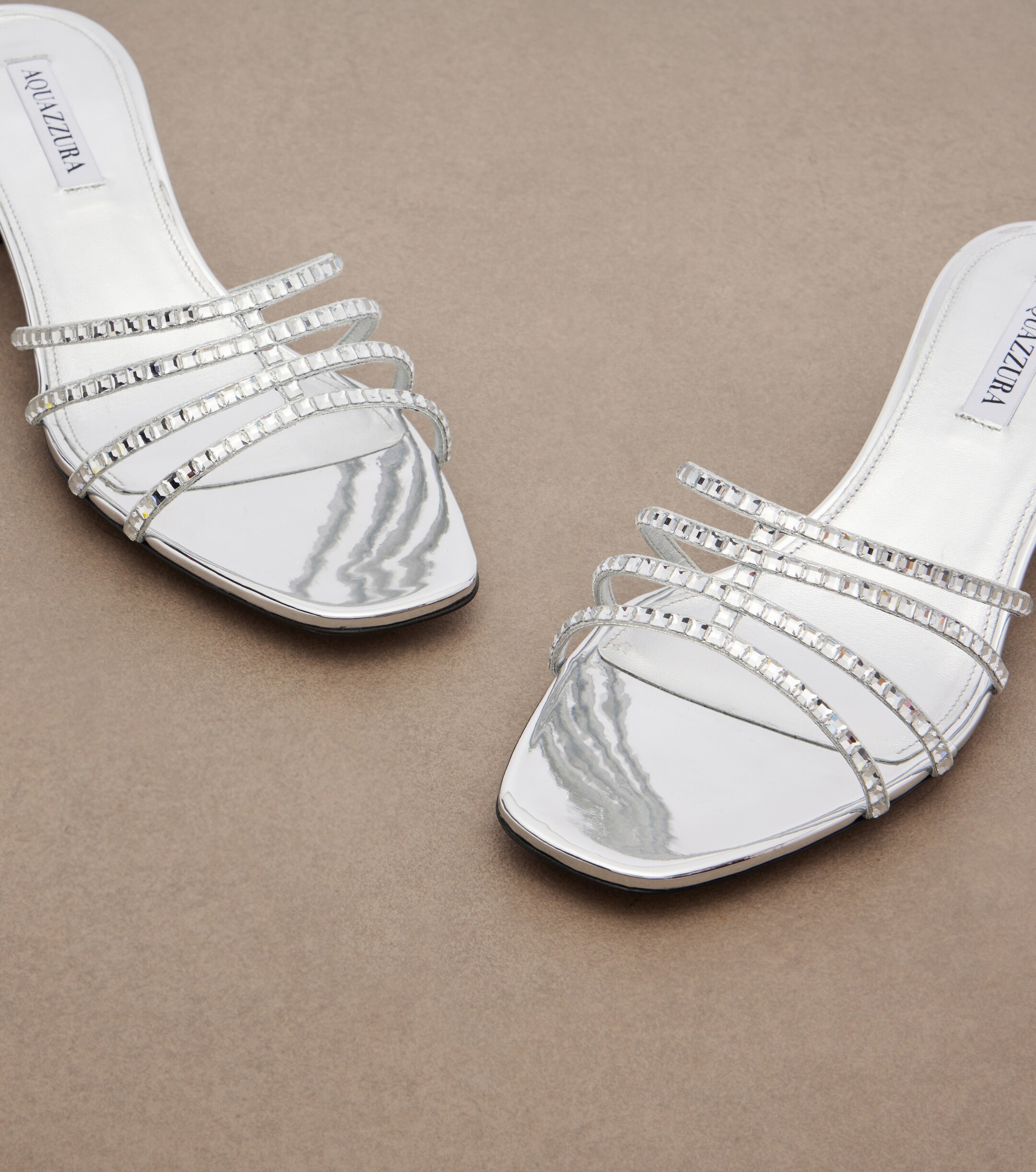 AQUAZZURA Aquazzura Sensation embellished leather sandals
