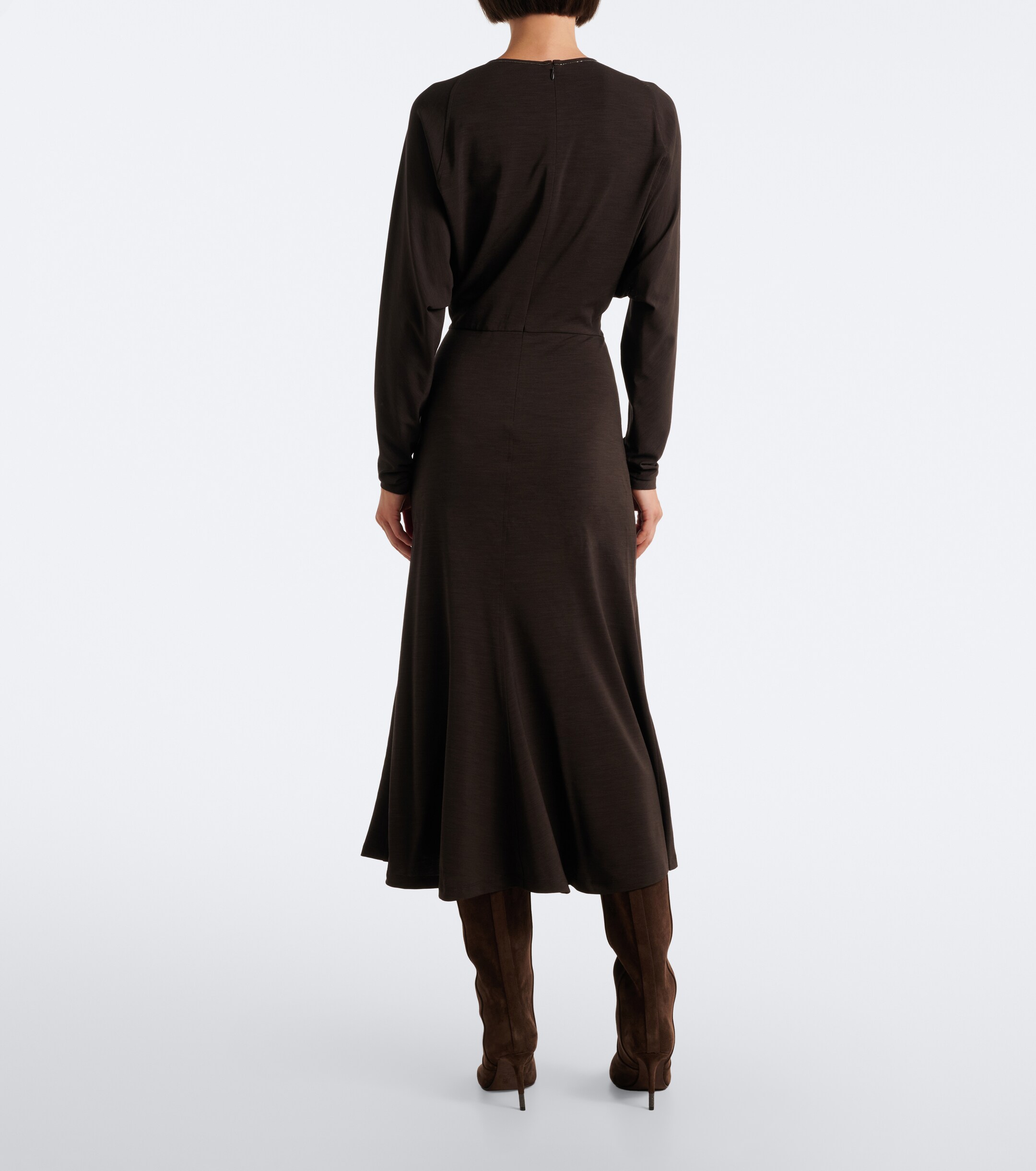 Brunello Cucinelli Brunello Cucinelli Monili midi dress