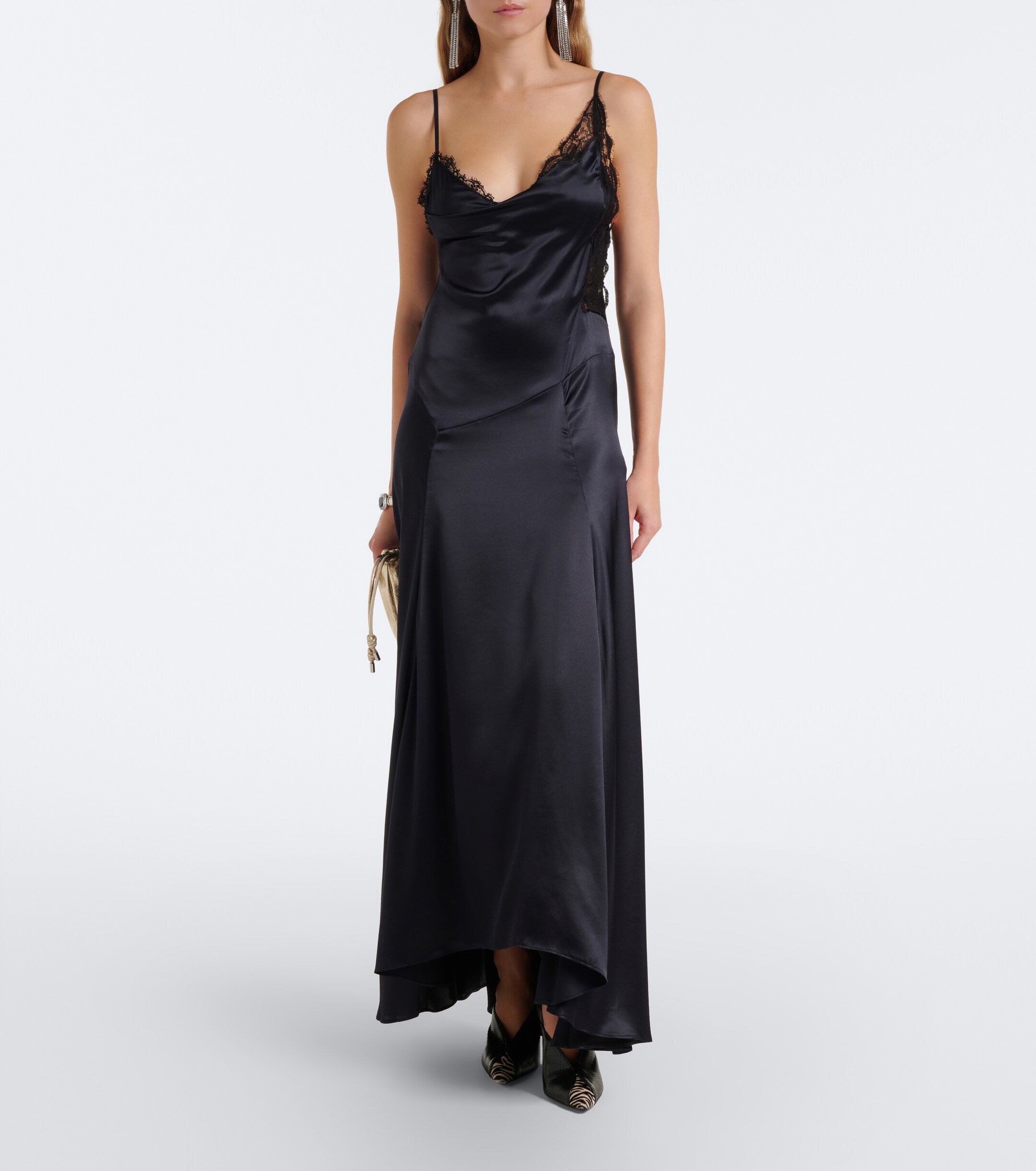 Isabel Marant Isabel Marant Aloise silk-blend satin slip dress