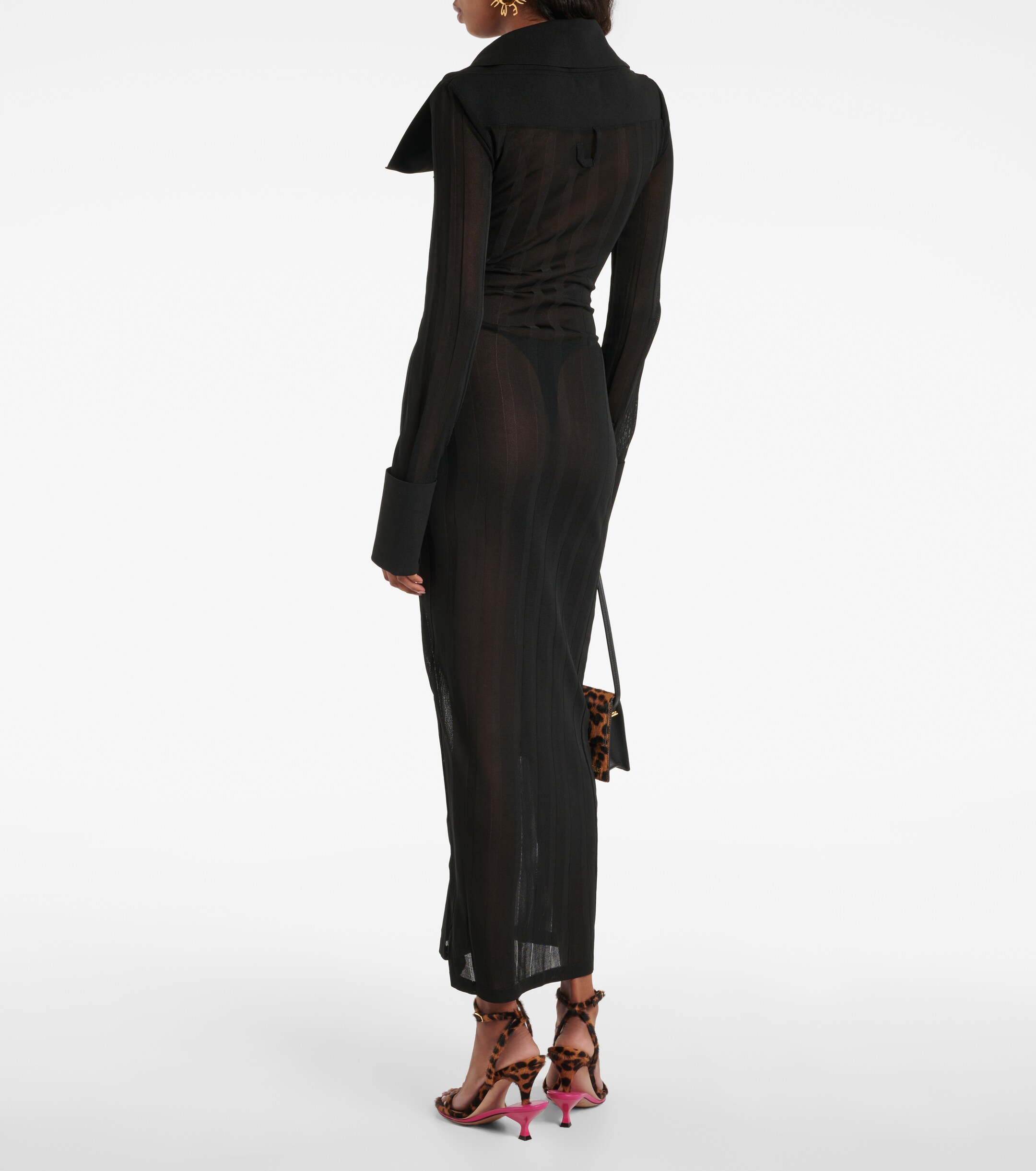 Jacquemus La robe Manta striped shirt dress