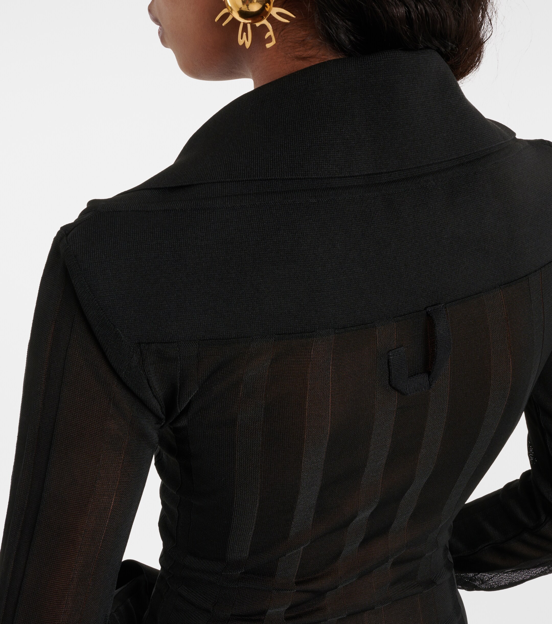 Jacquemus La robe Manta striped shirt dress