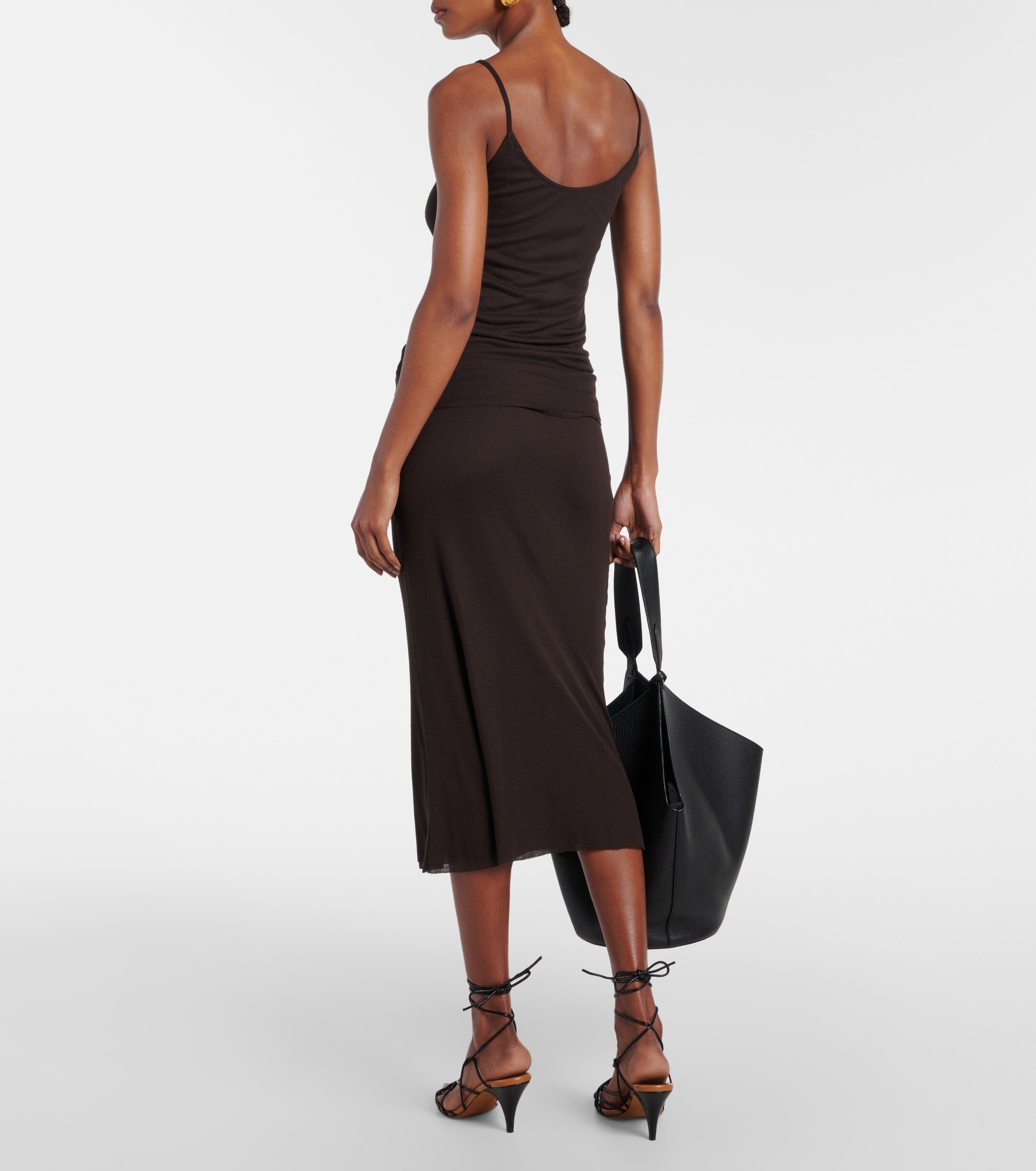 KHAITE Selee jersey tank top