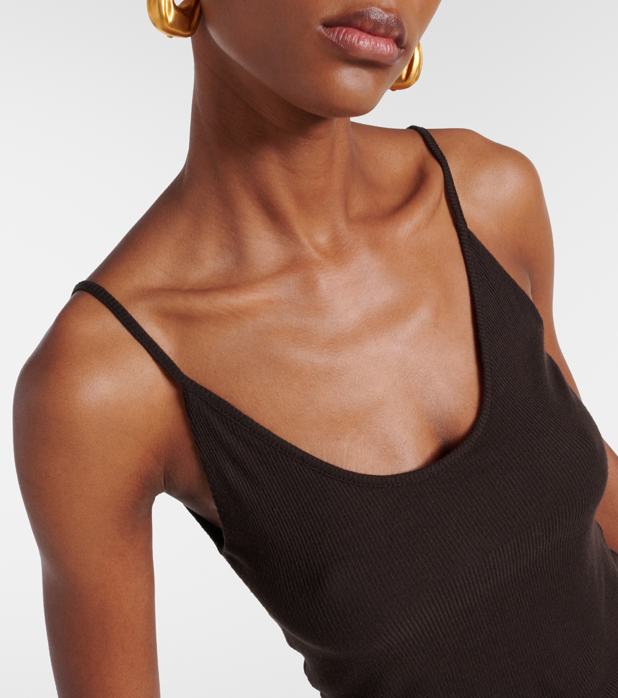 KHAITE Selee jersey tank top