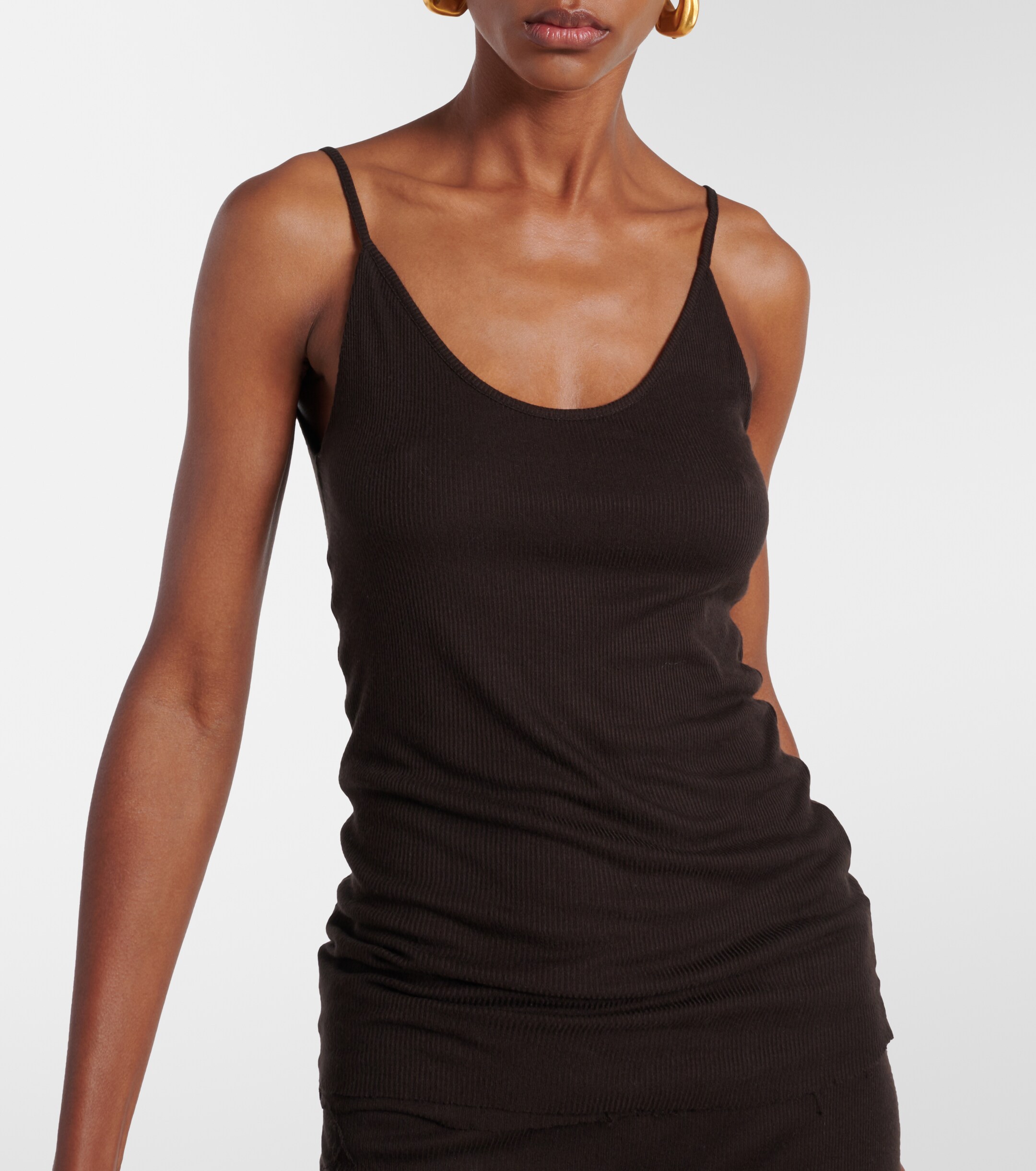 KHAITE Selee jersey tank top