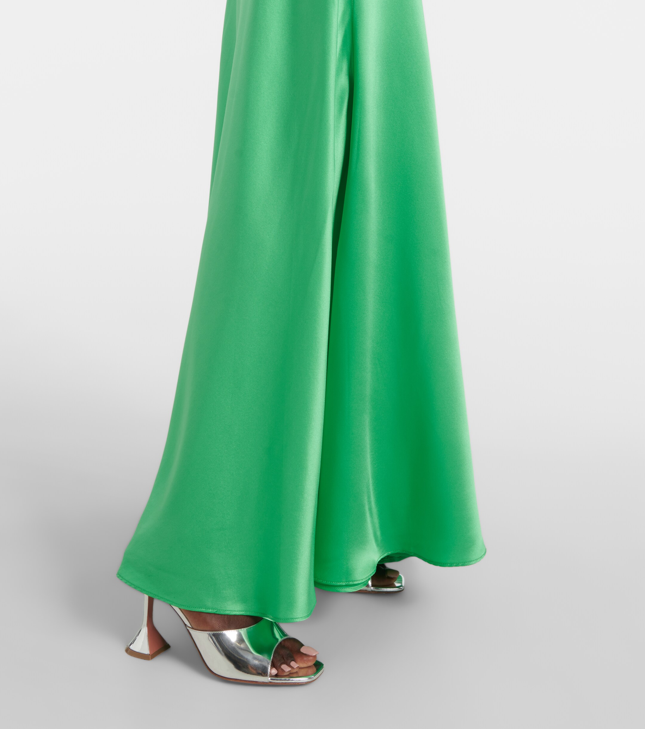 Rodarte Rose halterneck silk gown thumbnail