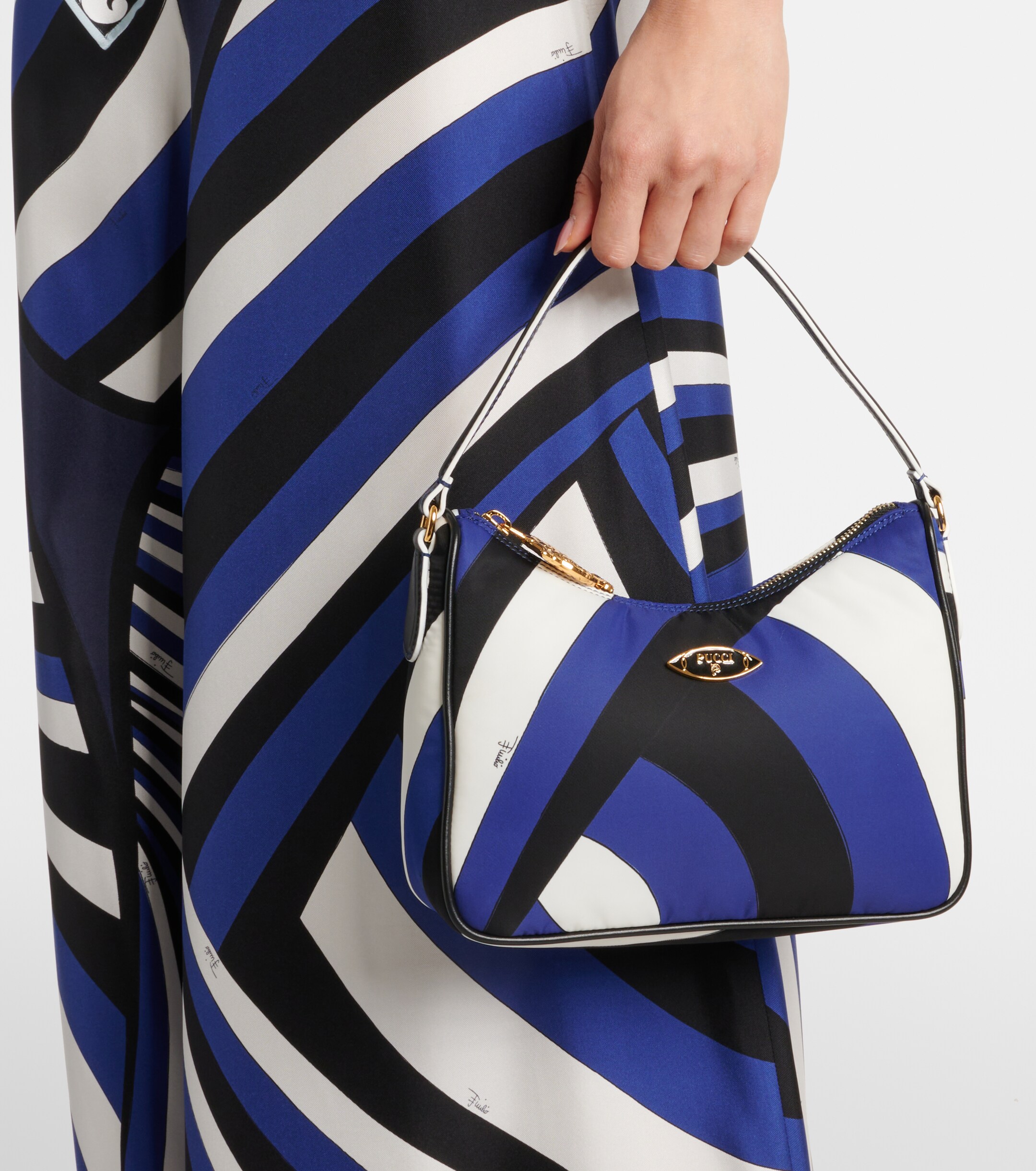 Pucci Yummy Iride canvas shoulder bag