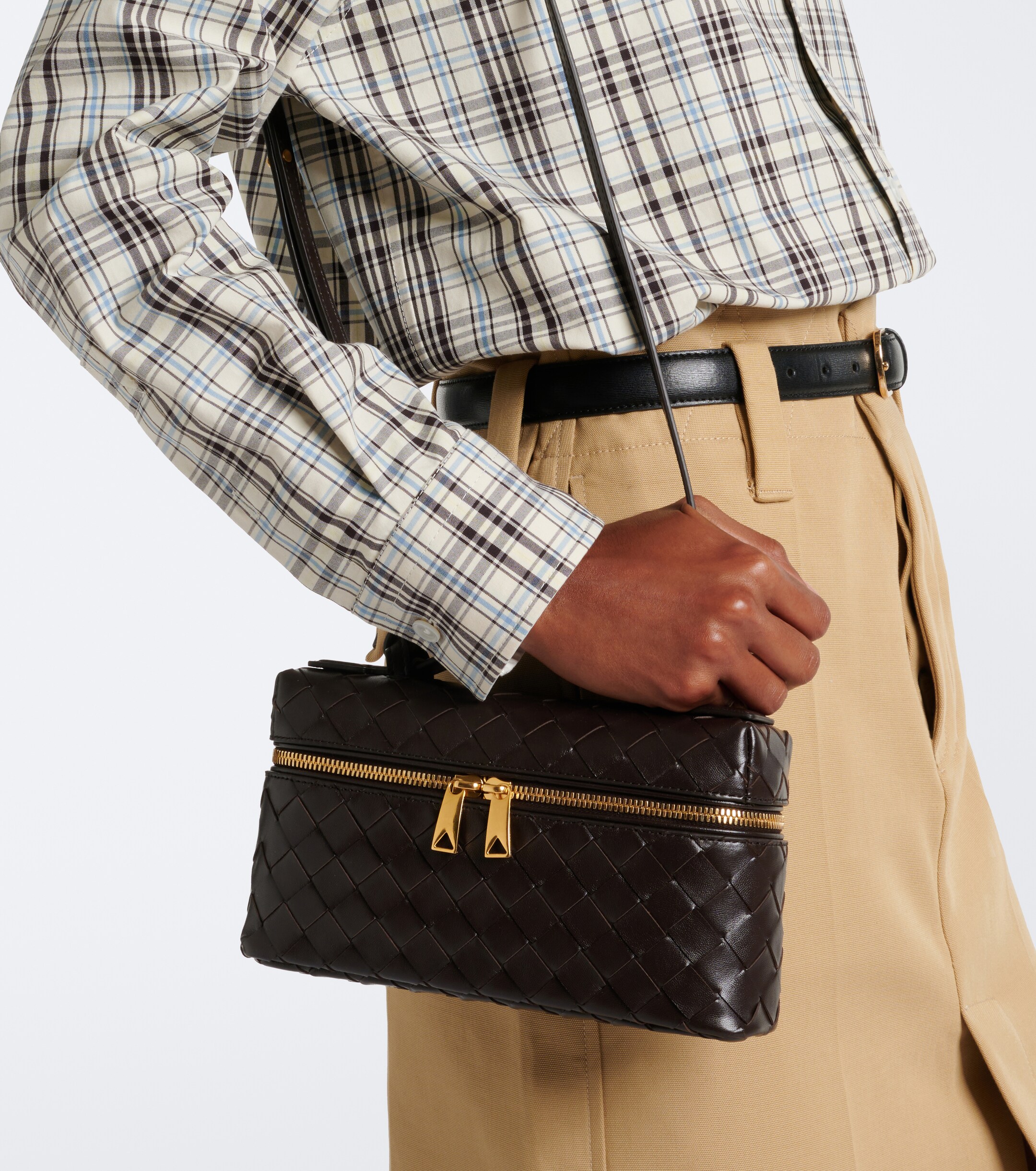 Bottega Veneta Bang Bang Intrecciato leather vanity bag