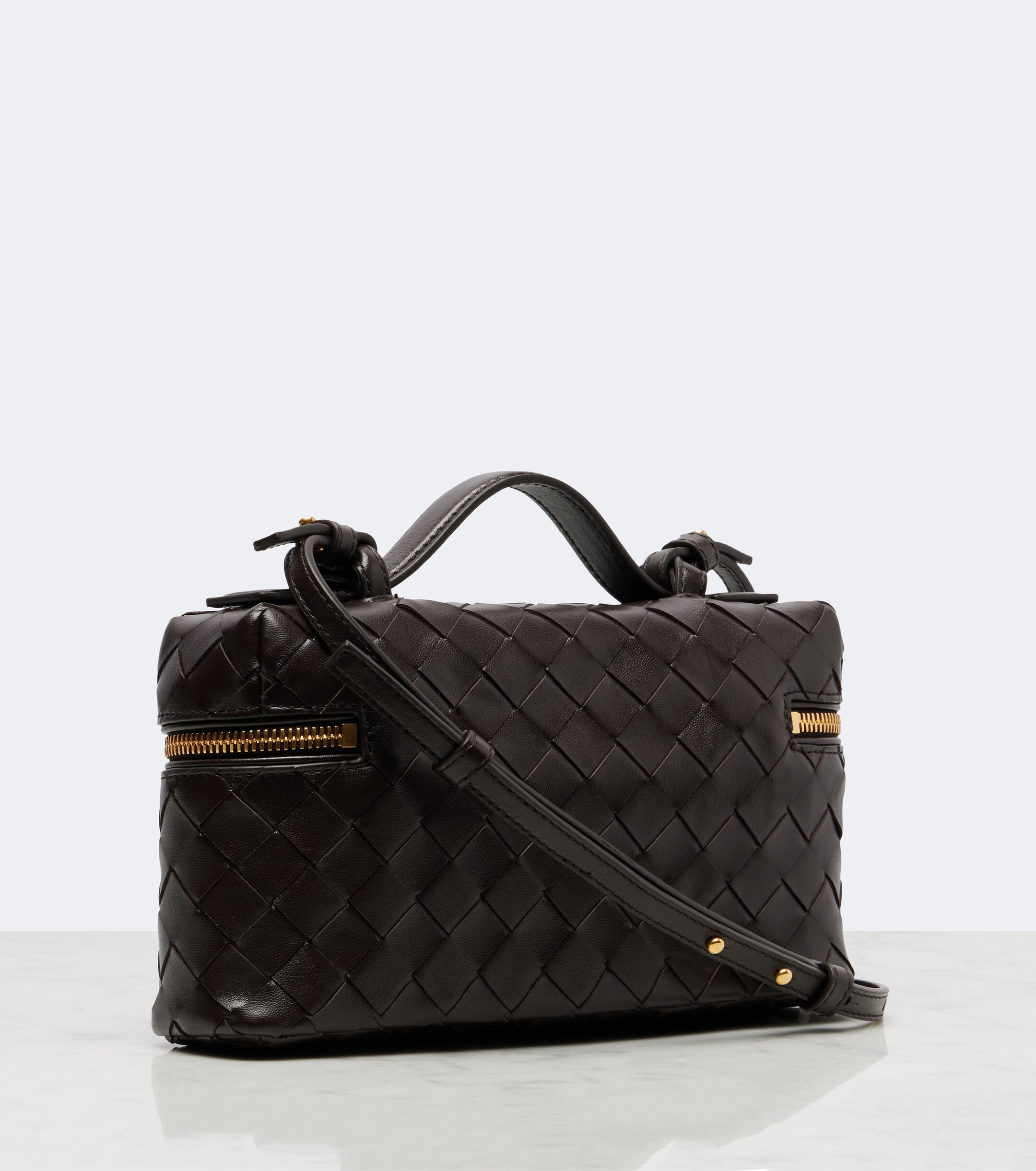 Bottega Veneta Bang Bang Intrecciato leather vanity bag