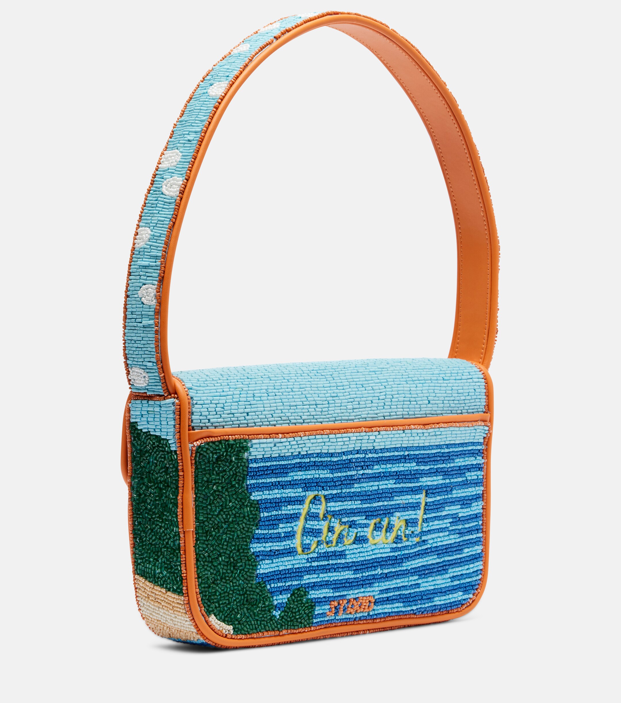Staud Tommy Small beaded shoulder bag